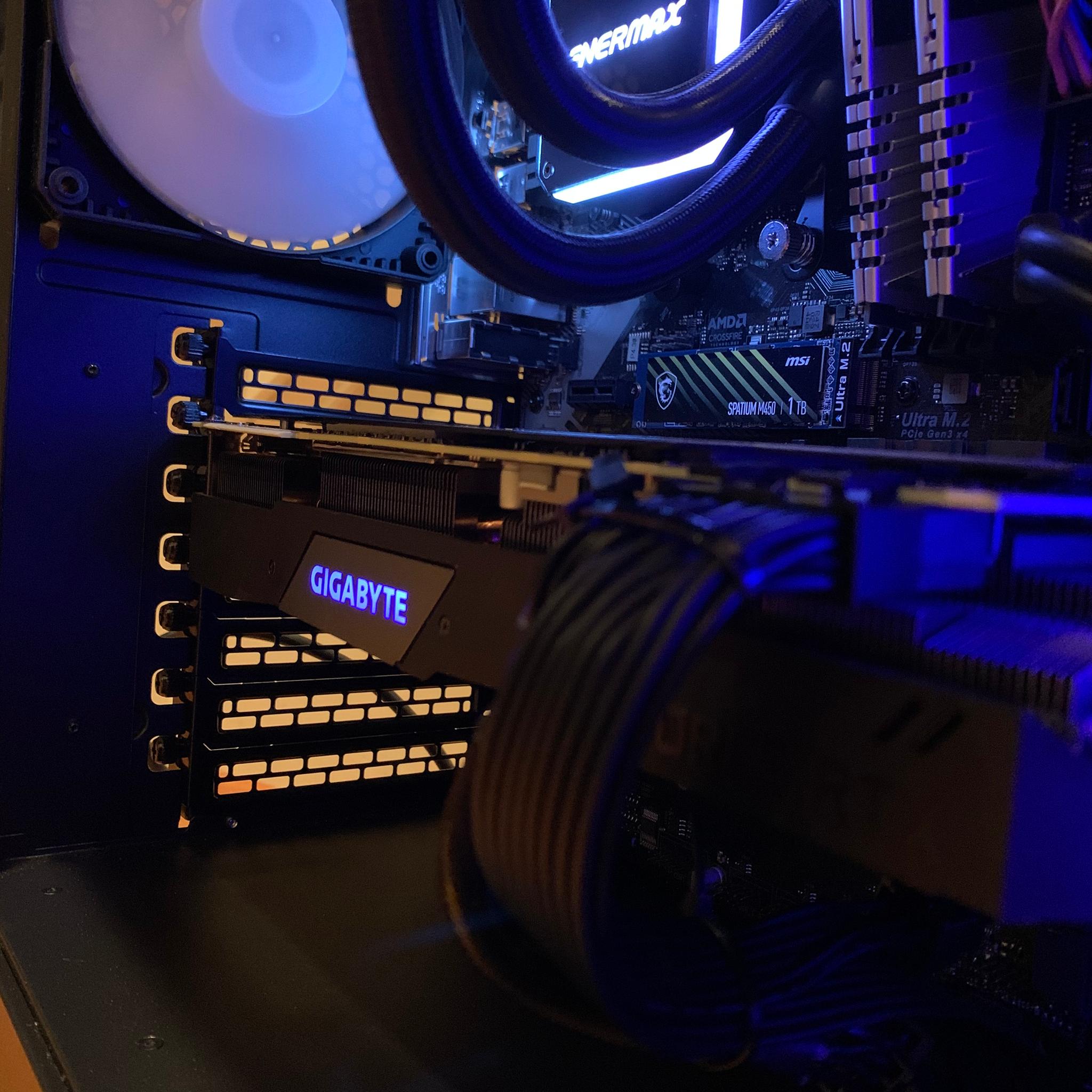 5600X RTX 2070 SUPER WATERCOOLED 4K GAMING/STREAMING/EDITING PC 1000GB STORAGE 32GB RAM WINDOWS 10