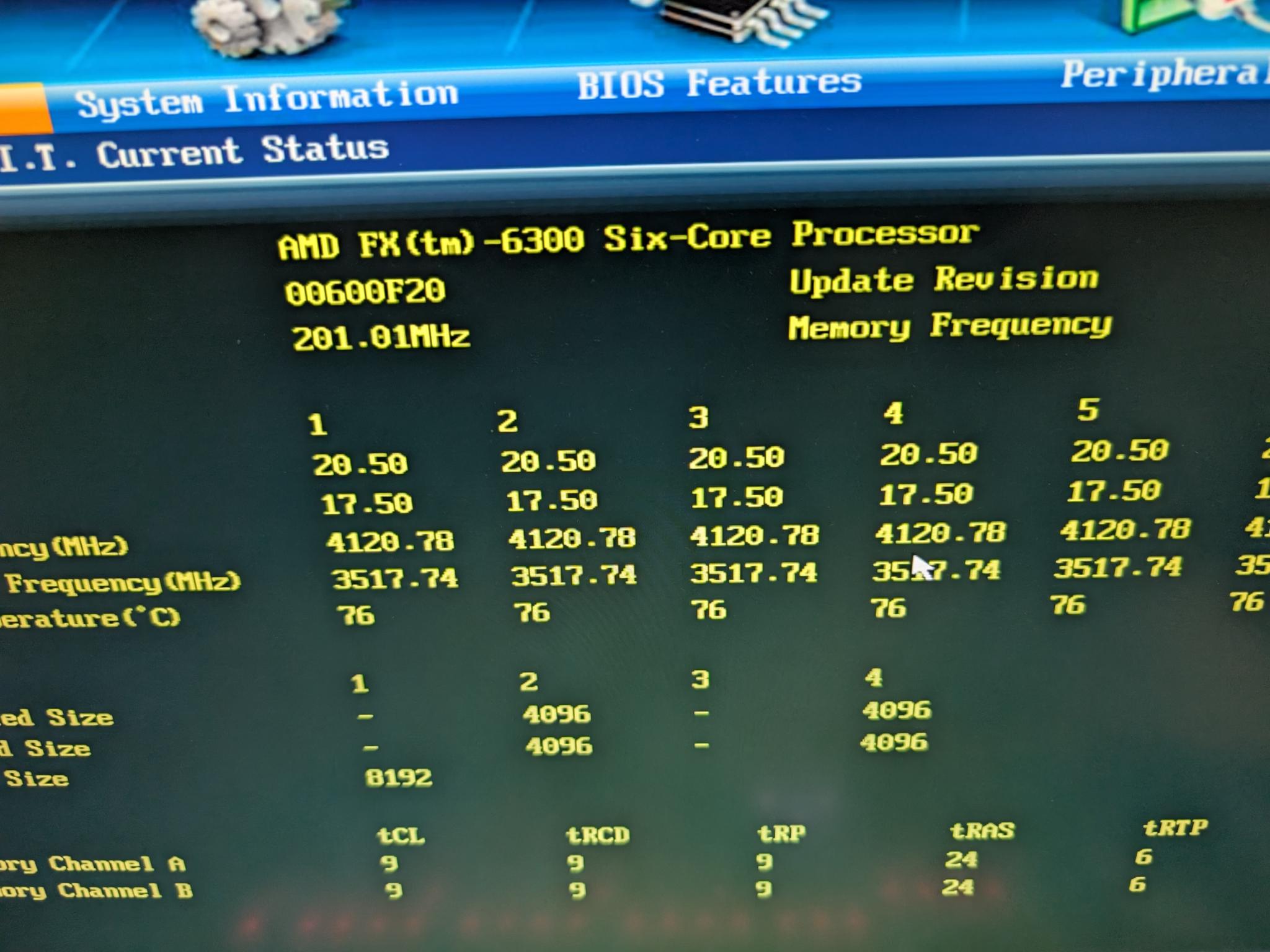 Gigabyte 970A + AMD FX 6300 + 8GB DDR3