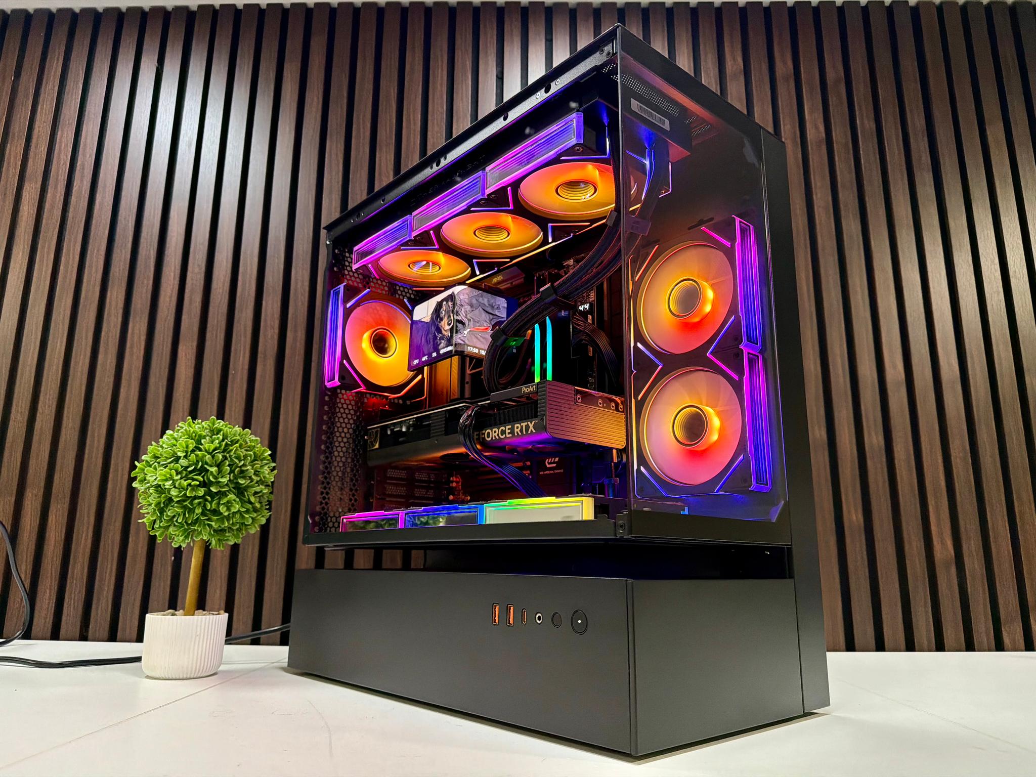 RTX 4080 Super | Ryzen 9850X3D | 32GB DDR5 | 2TB M.2 | 1300 Watt Gold PSU | LCD AIO