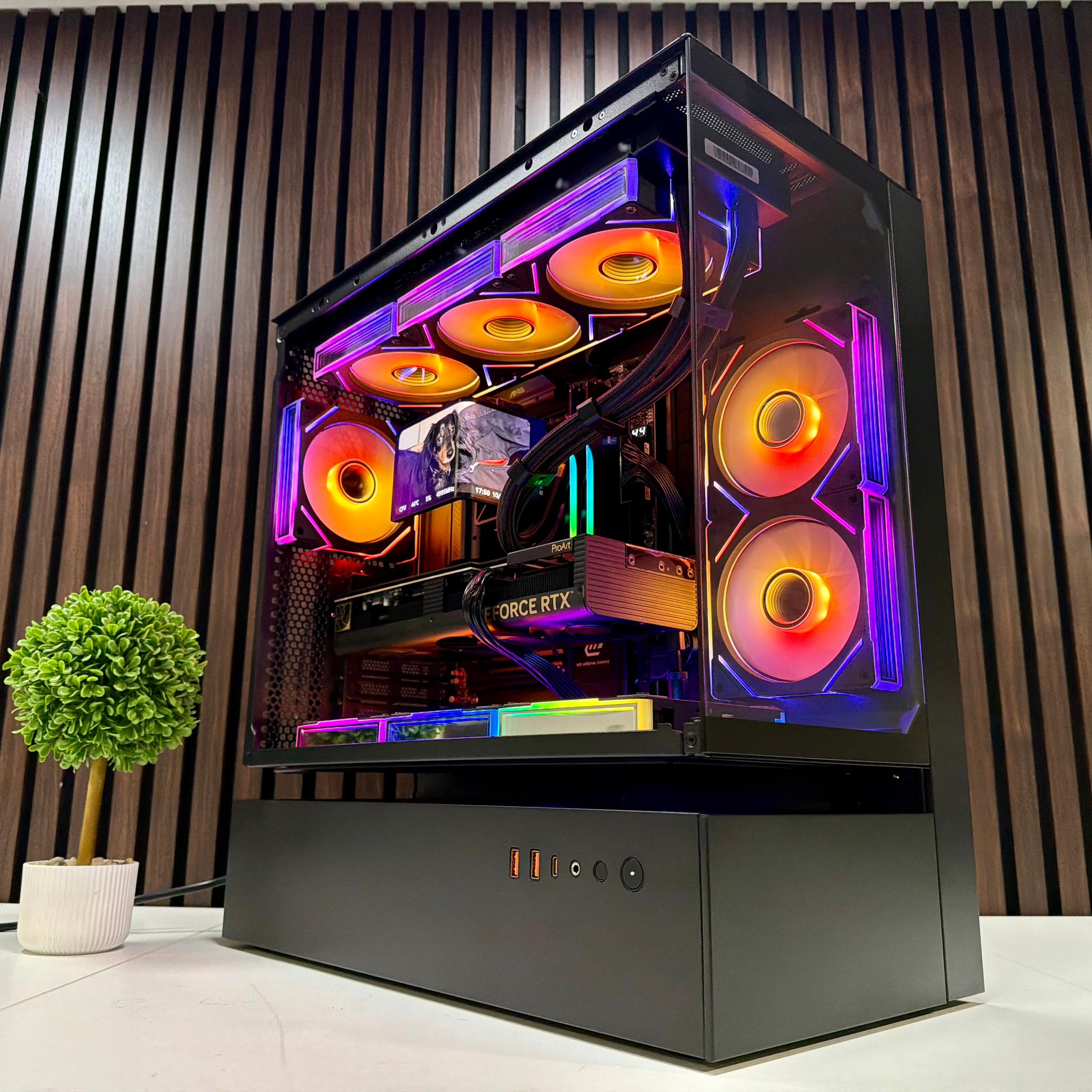 RTX 4080 Super | Ryzen 9850X3D | 32GB DDR5 | 2TB M.2 | 1300 Watt Gold PSU | LCD AIO