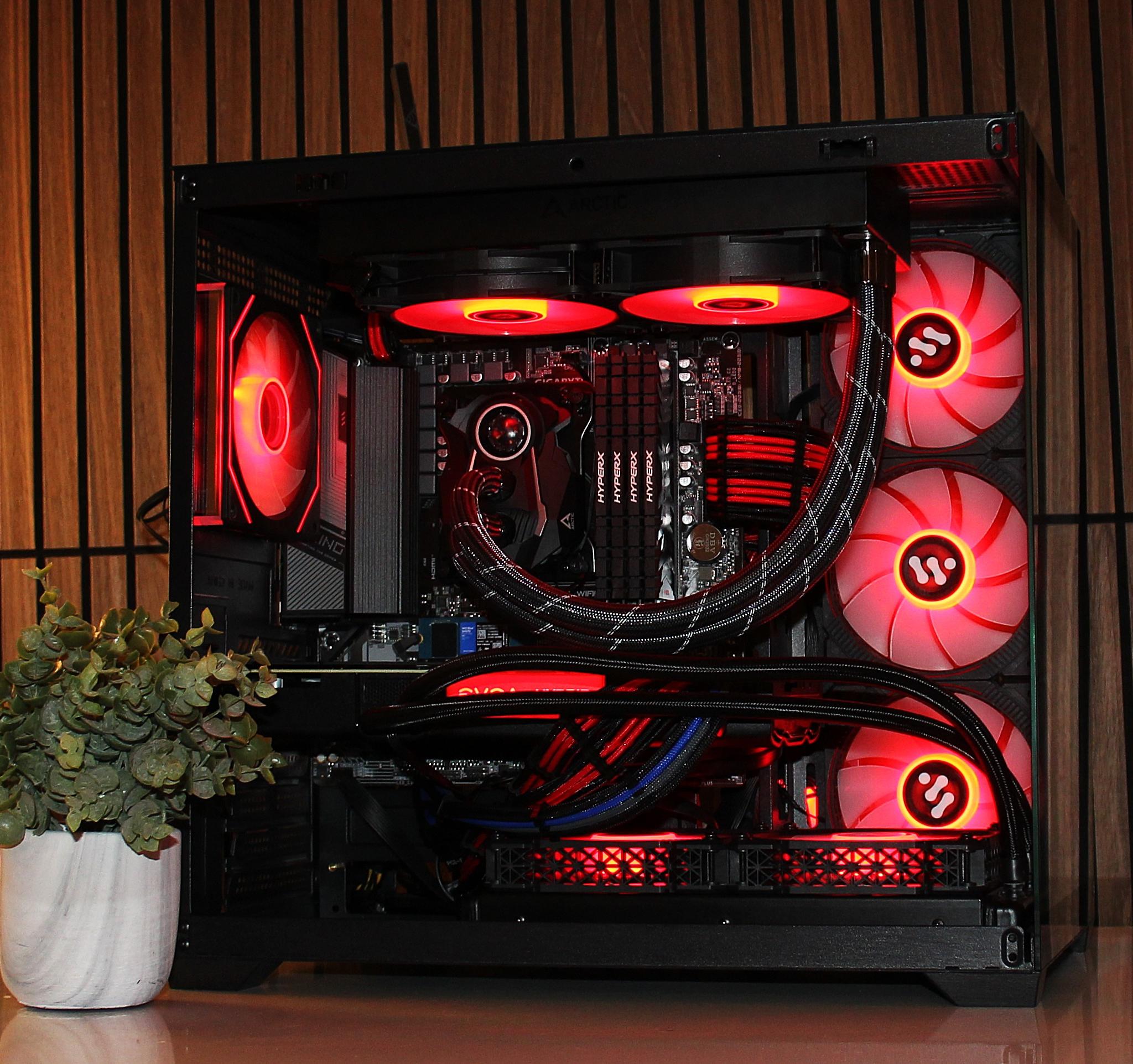 🖥️RTX 3080 Liquid cooled EVGA🖥️ |Gaming PC | Ryzen 7 5800X | 32GB RAM | 1TB SSD | WIN11 | WiFi/BT