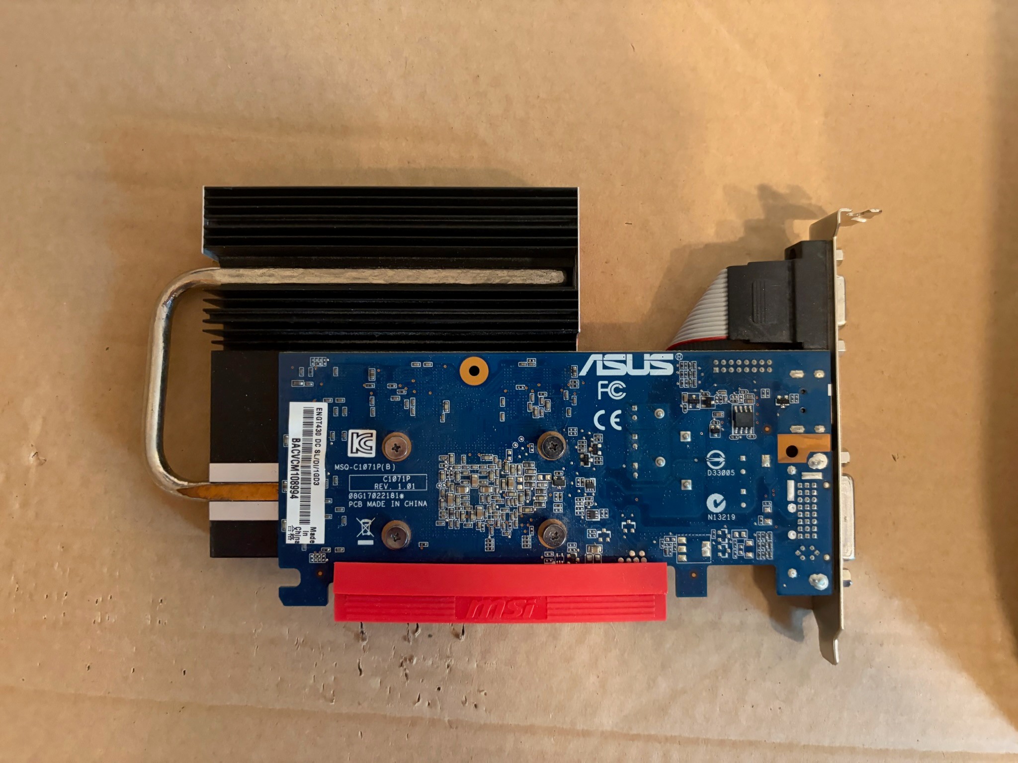 ASUS GeForce GT 430 DirectCU Silent | GPU | ENGT430 DC SL/DI/1GD3 | 1GB DDR3