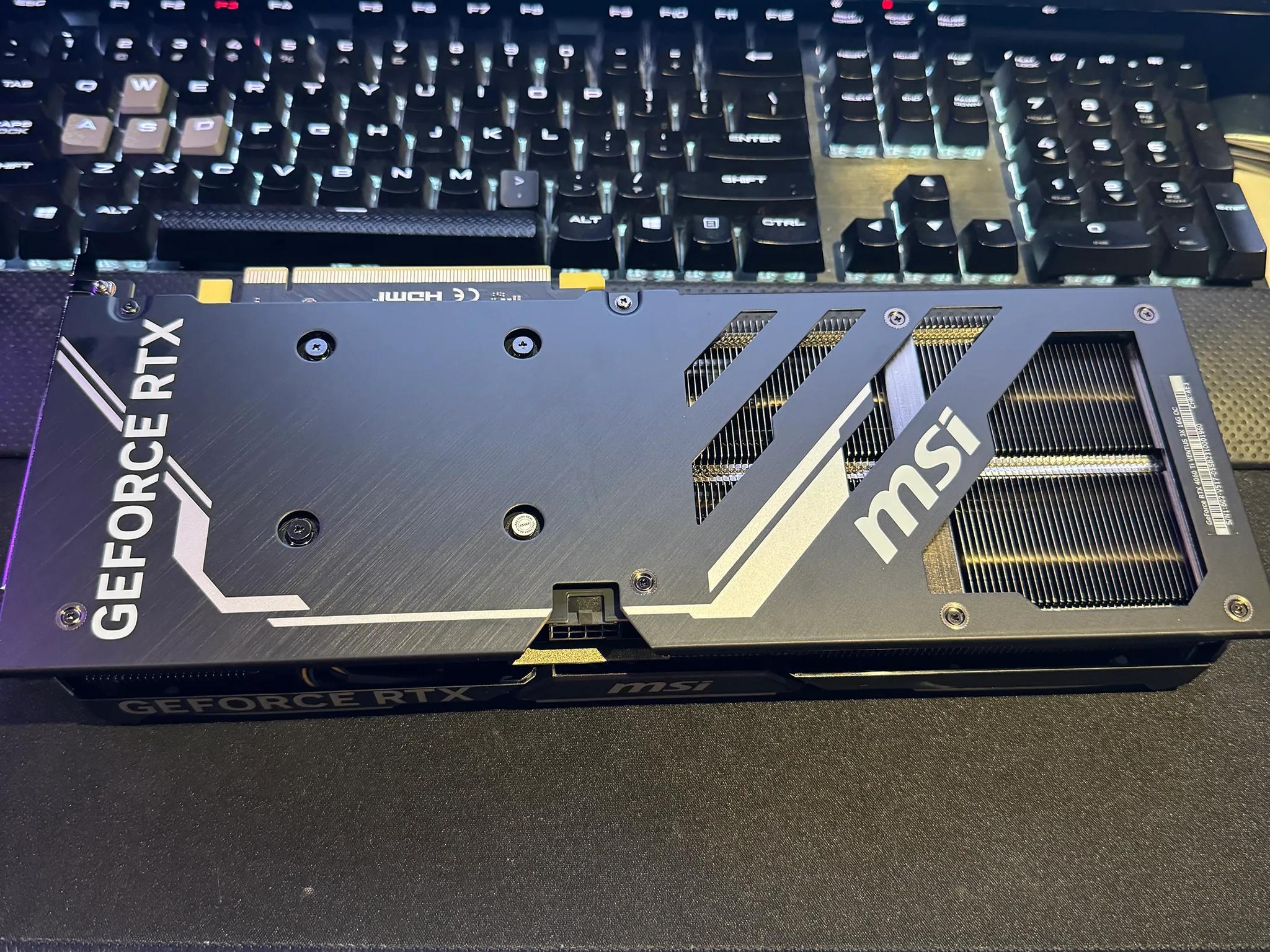 MSI Gaming GeForce RTX 4060 Ti Ventus 3X 16G OC