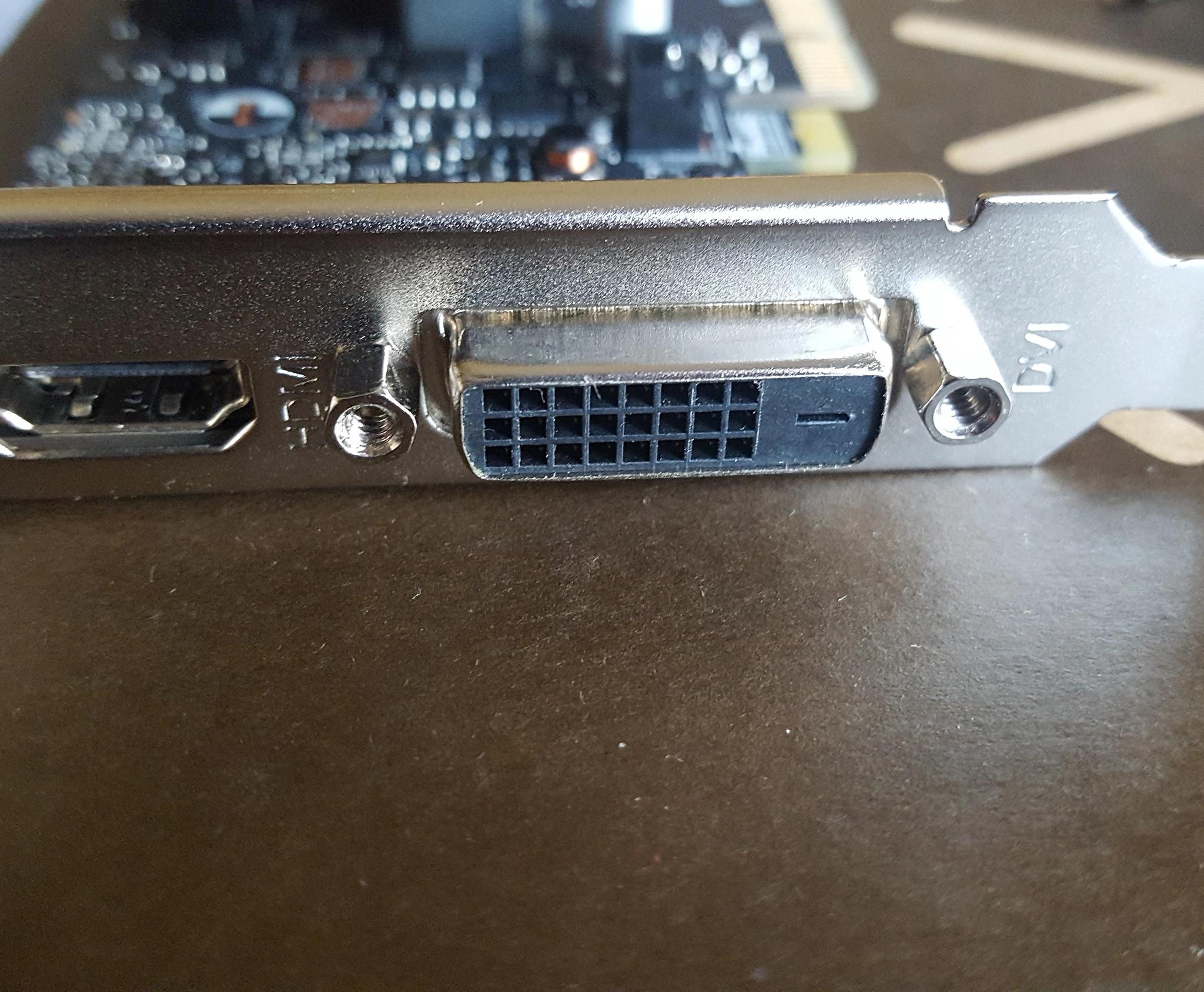 EVGA Geforce GT 1030 2GB GDDR5 - low profile & full height brackets included, used - like new