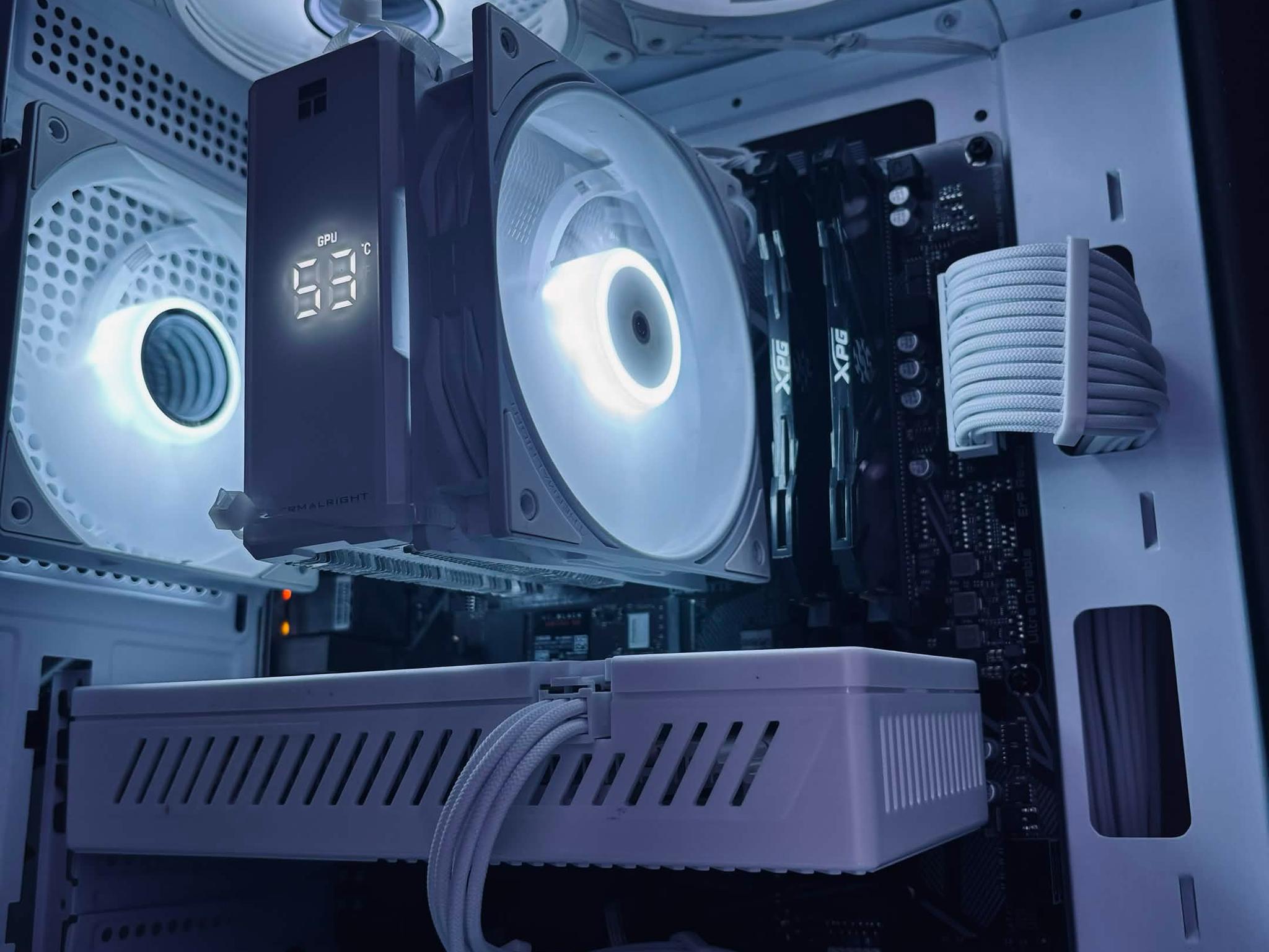 White Gaming PC Build