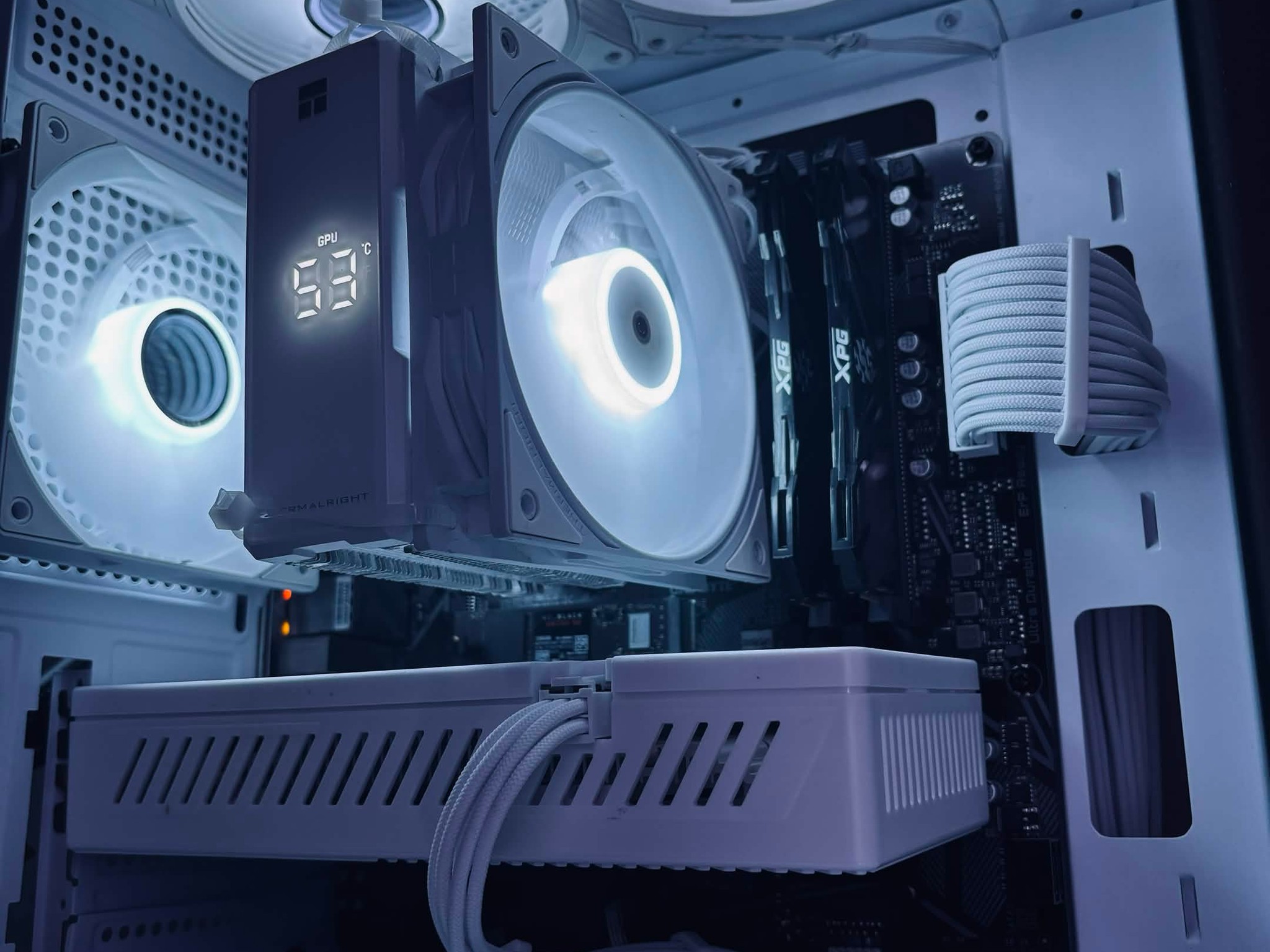 White Gaming PC Build