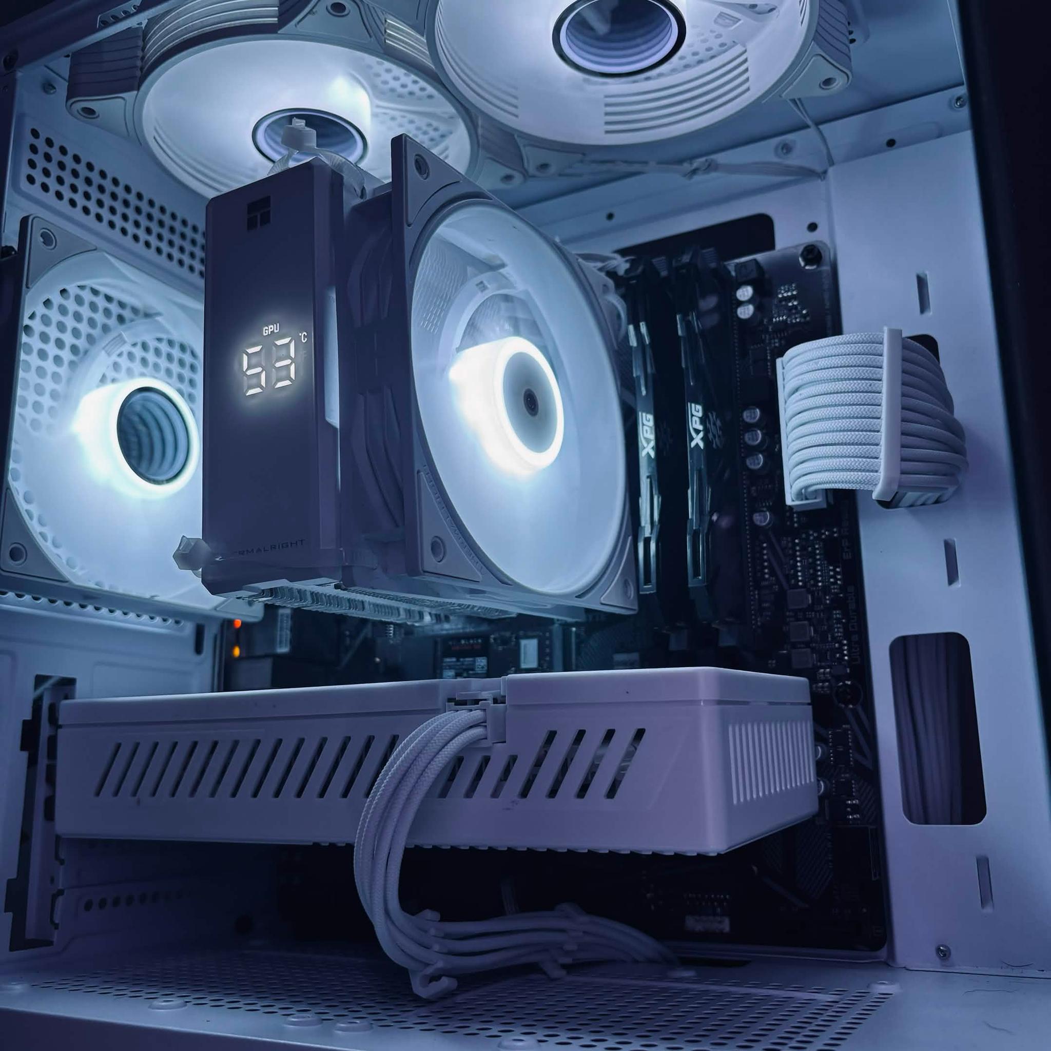White Gaming PC Build