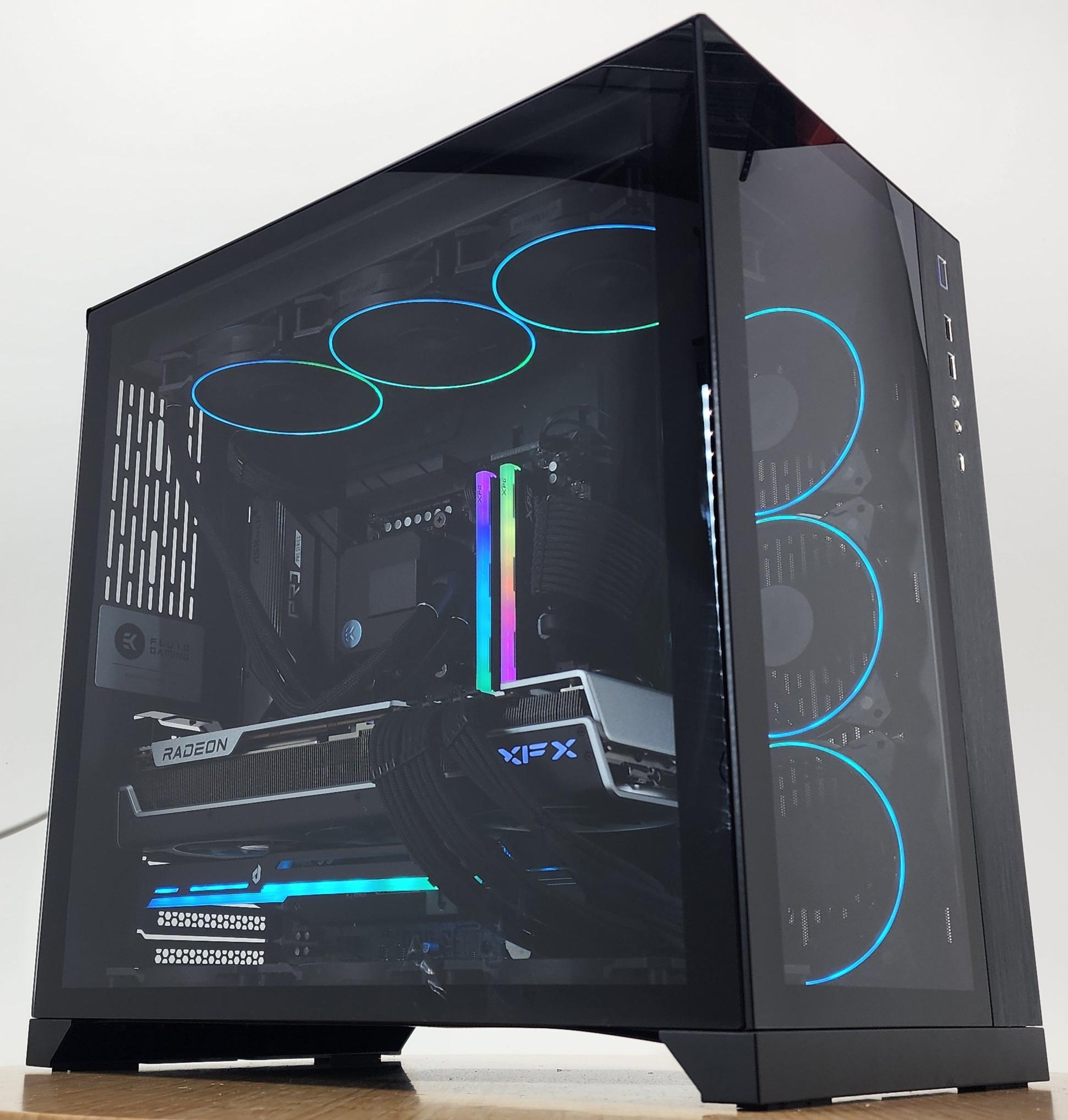 Gaming PC Ryzen 9 7900X3D 32GB RAM 2TB SSD RX 7900 XTX 24GB Windows 11 Computer