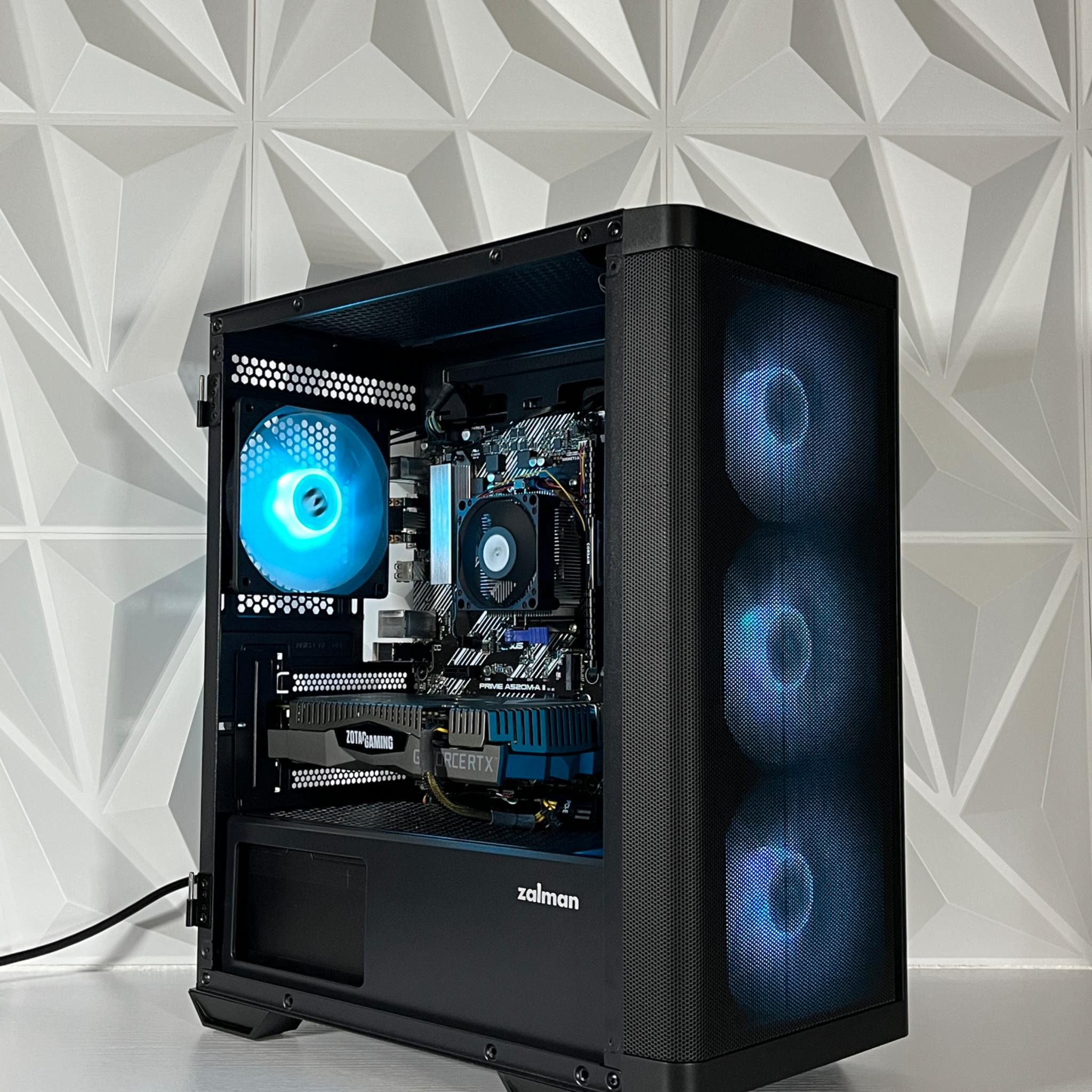 RTX 2060 6GB, Ryzen 5 2600X, 16GB 3600MHz | Black RGB Gaming Computer