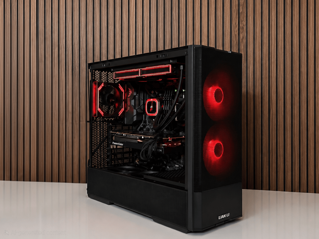 TEAM RED 1440P V2 | RX 7800XT 16 GB | Ryzen 7 5800X  | 32GB Ram | NVME | Win 11 | Liquid Cooled