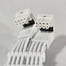 White 90 Degree GPU Cable Extension - Fully Tested