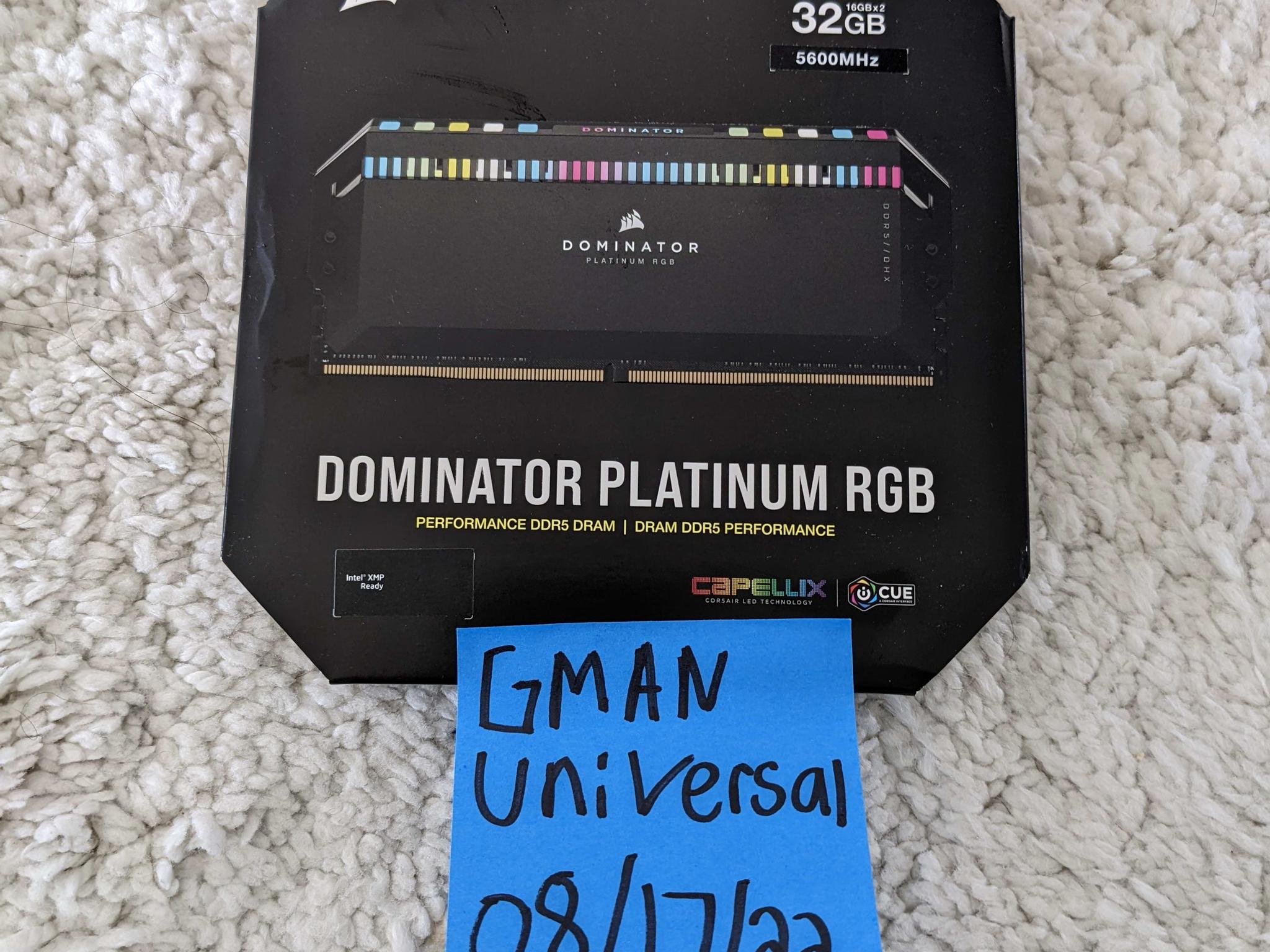 Corsair Dominators DDR5 2X16GB 5600MHZ CL40