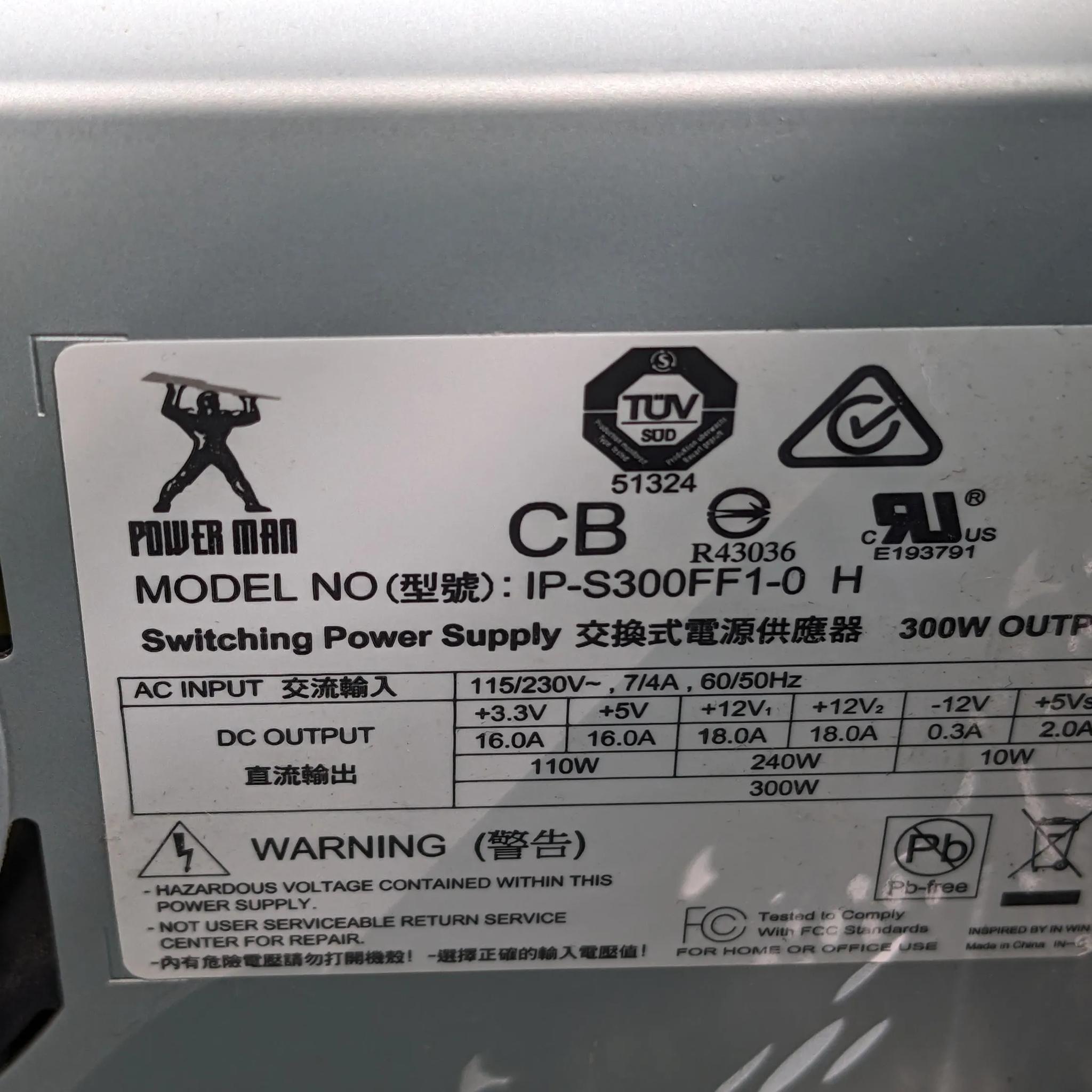 Two Slim PC cases! Both w/ 300W PSU and case fan! And, there is more: One optical drive!