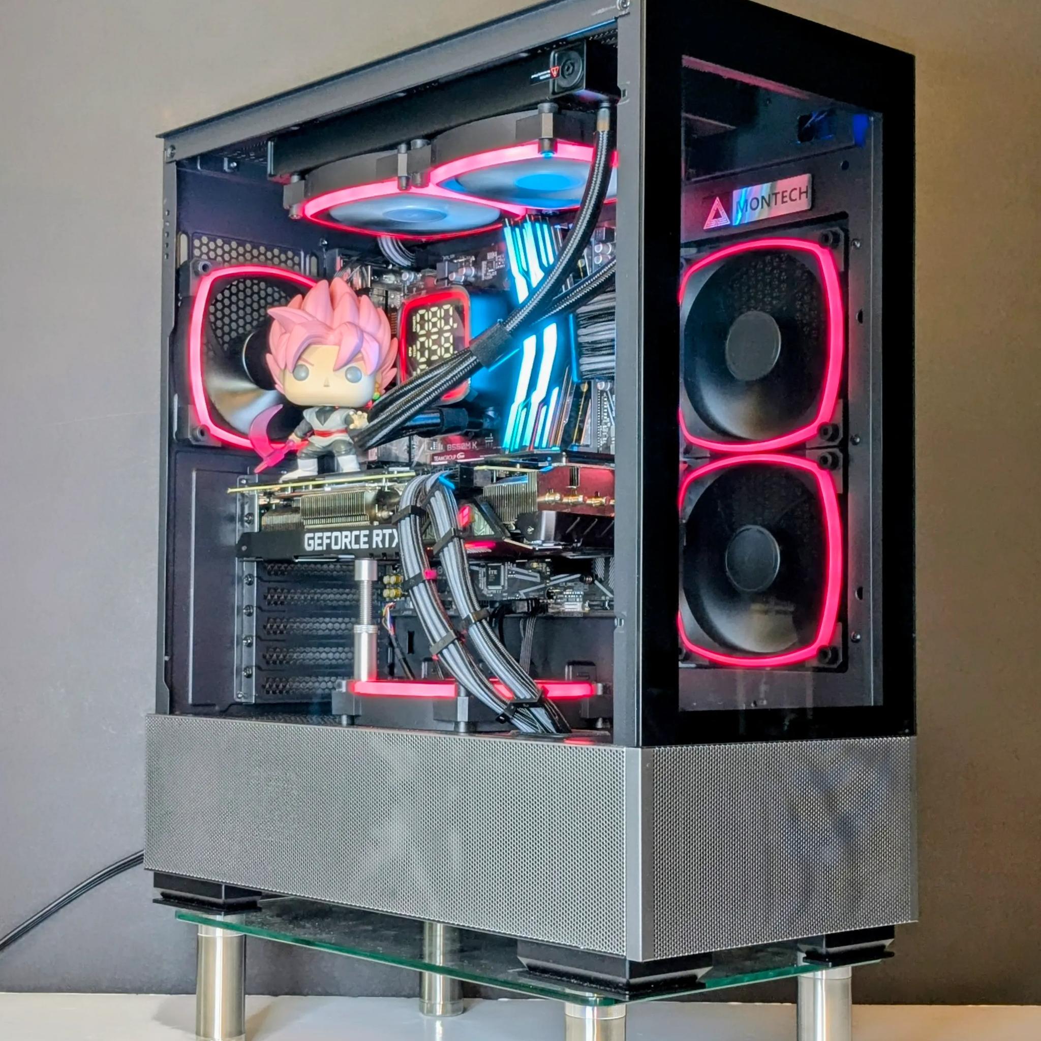 ⚫️Goku Black⚫️1440P Beast⚫️RTX 3070TI⚫️Ryzen 7 5800X⚫️32GB Warhawk RAM⚫️1TB NVMe M.2 SSD⚫️Windows 11
