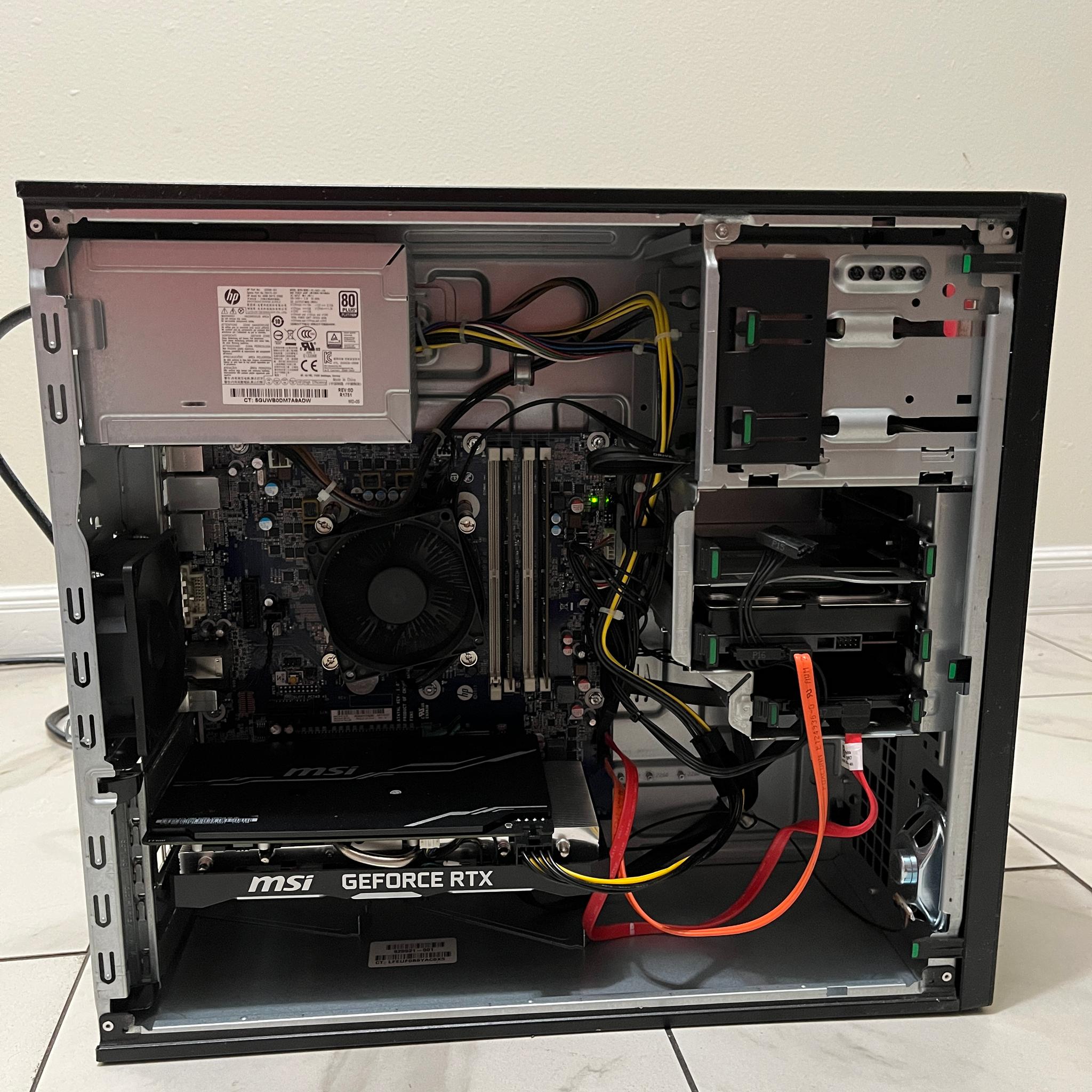 NVIDIA RTX 2060 SUPER, Intel i7-6700, 16GB RAM, 1.2TB Storage - HP Z240 Gaming PC w/Wi-Fi & BT