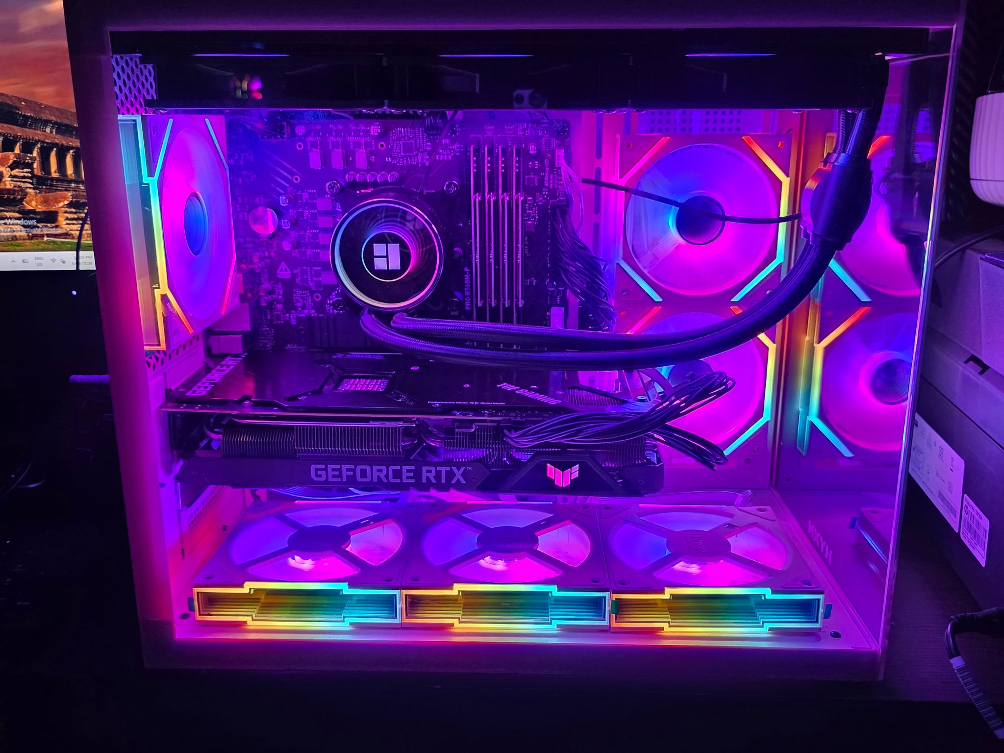 Pink Gaming PC –  RTX 3080| DDR5 | RGB | 12th Gen Build