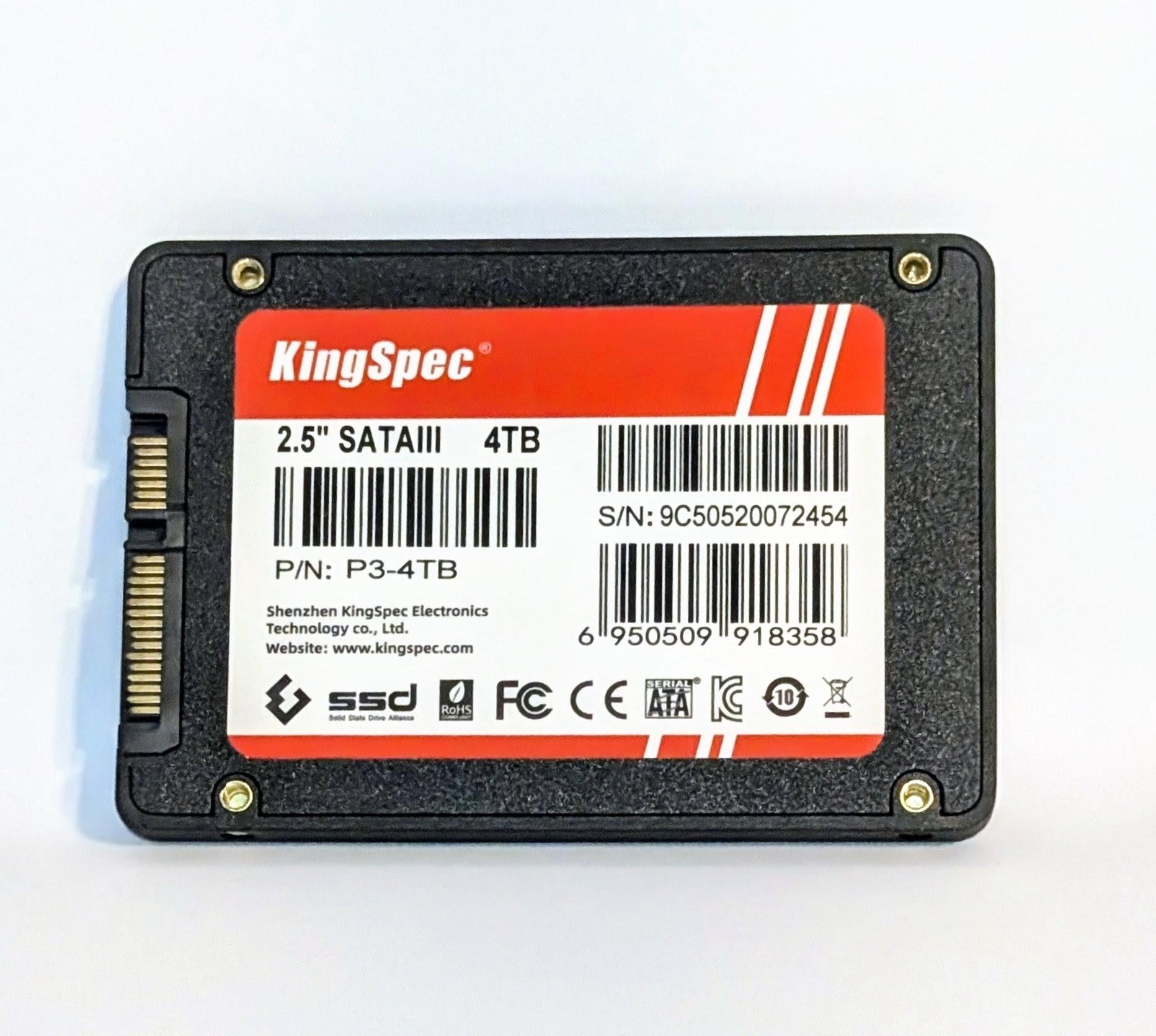 ☆★ 4tb 2.5 ssd Kingspec ★☆