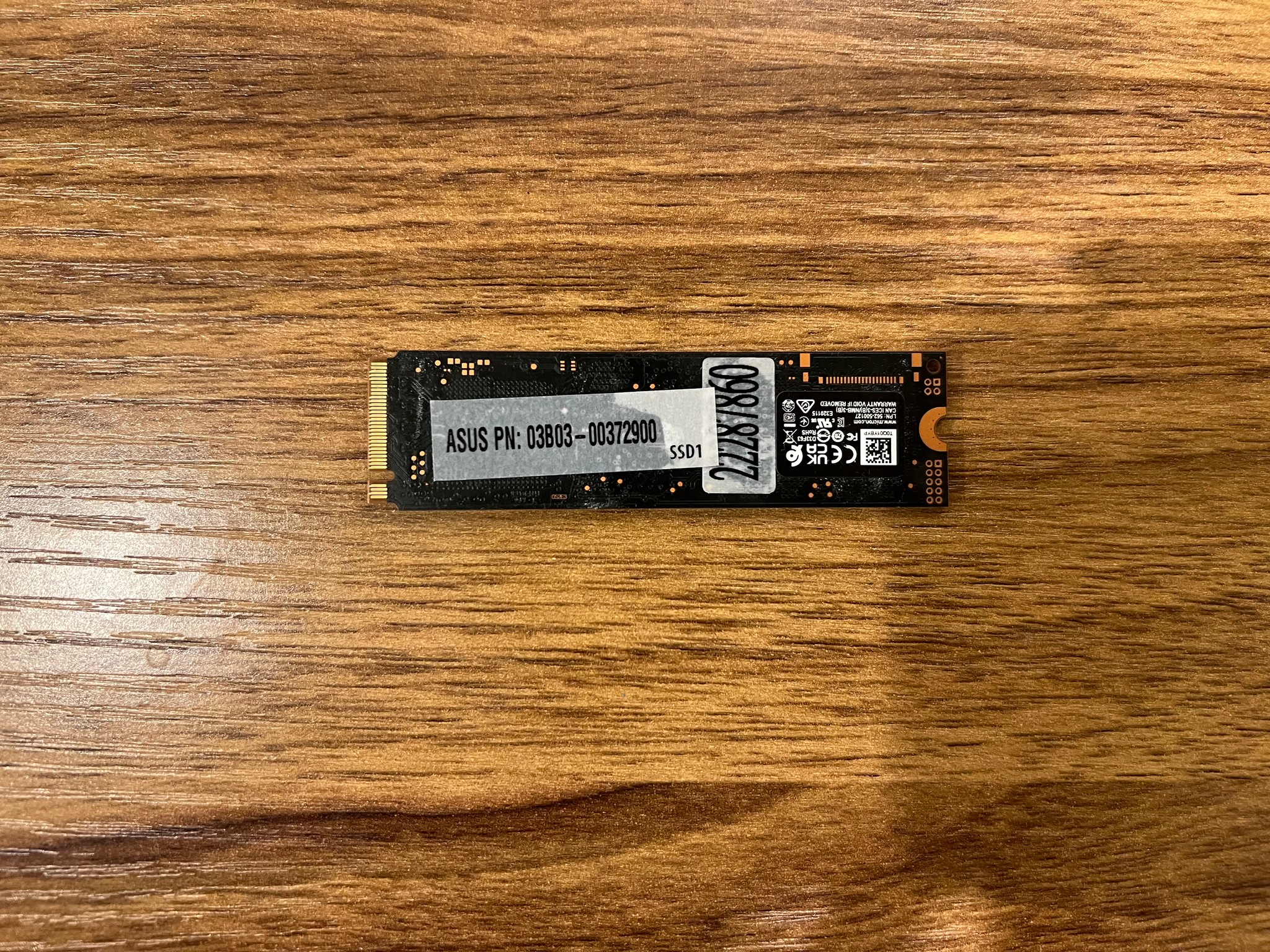 512GB Micron 3400 M.2 NVMe SSD PCI-e Gen 4x4 with TLC NAND Controller