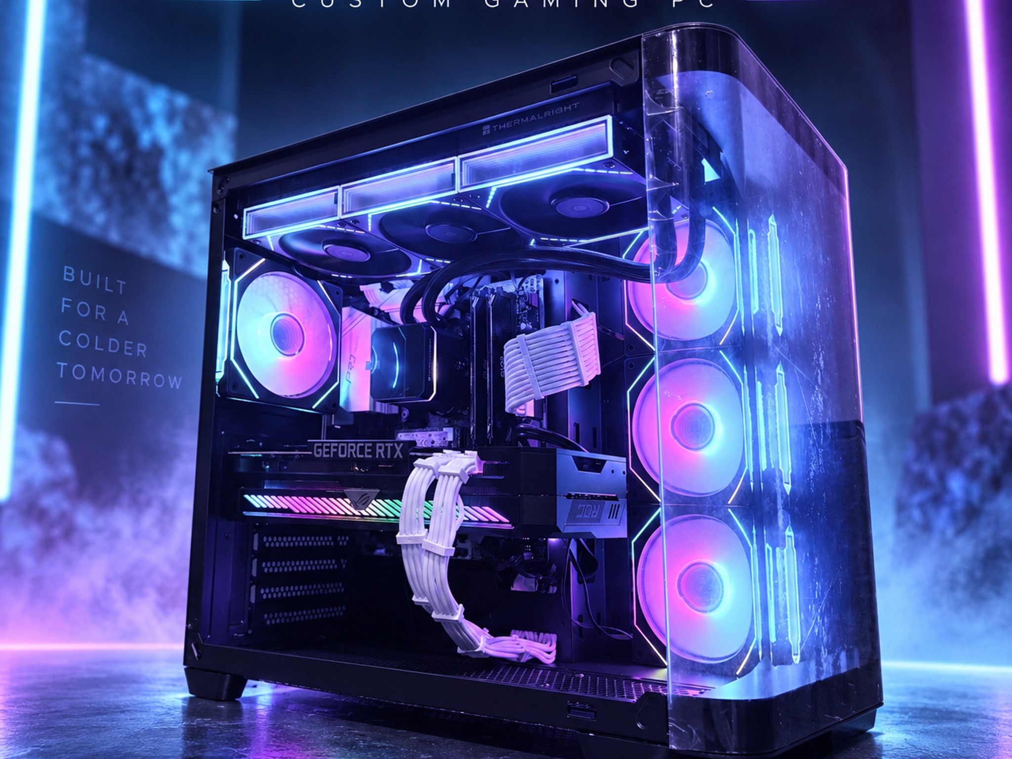 ❄️"Arctic Specter"⚫️ | 1440p Gaming | RTX 3070 | i7 10700 | 16GB Ram | 1TB SSD | Free Shipping