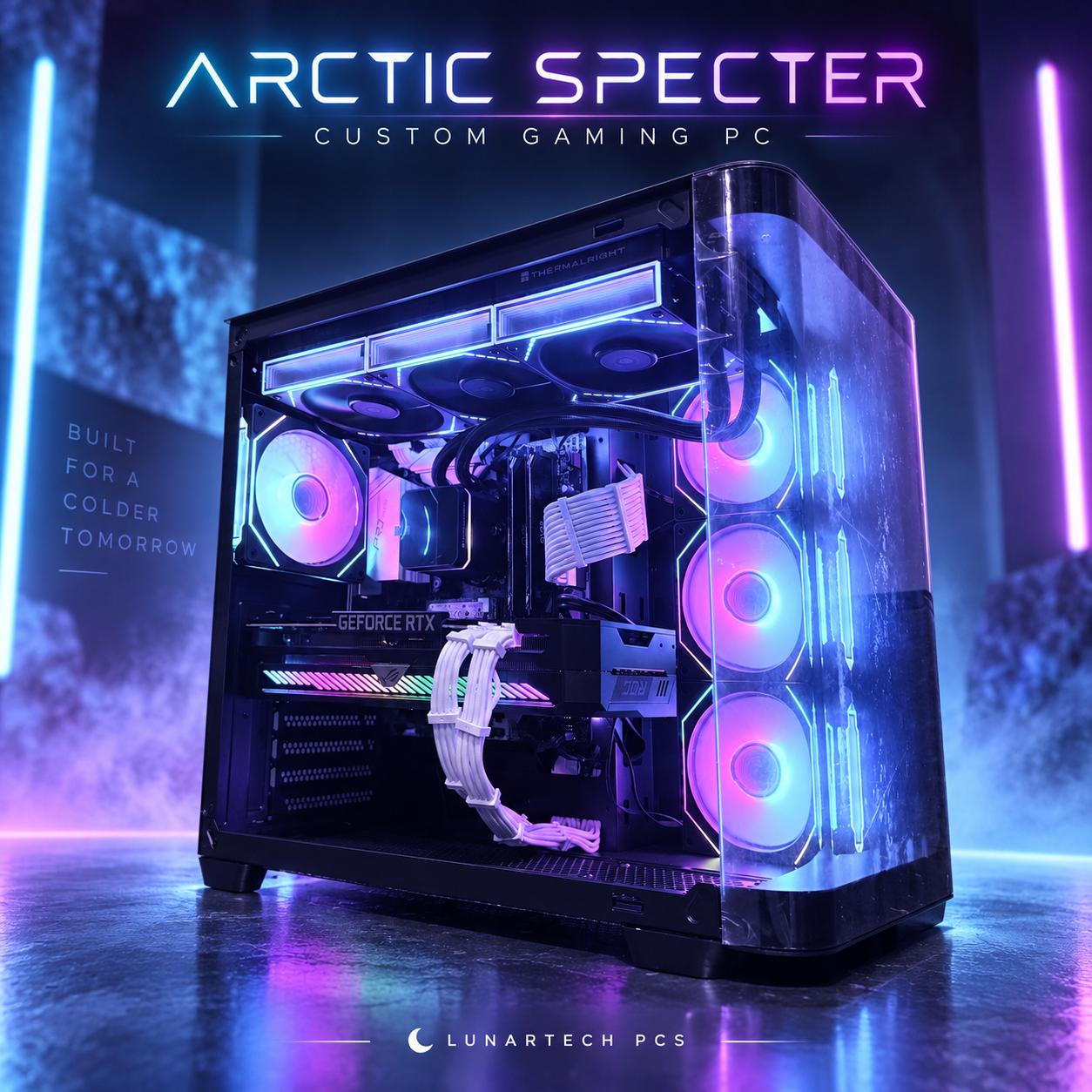 ❄️"Arctic Specter"⚫️ | 1440p Gaming | RTX 3070 | i7 10700 | 16GB Ram | 1TB SSD | Free Shipping