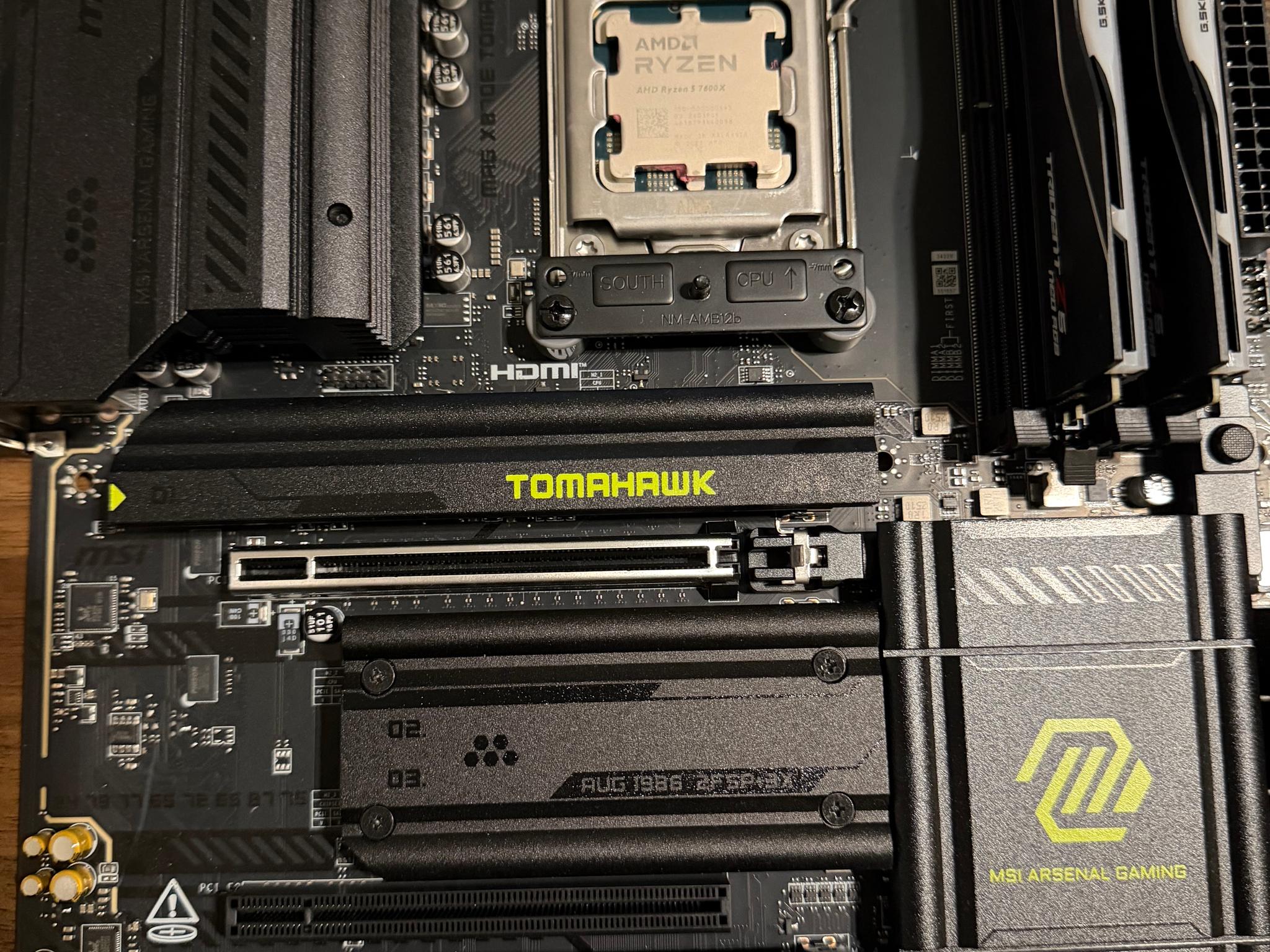 AMD 5 7600X | MSI 870E Tomahawk | 64GB DDR5 G.SKILL Trident | Noctua NH-D15 G2