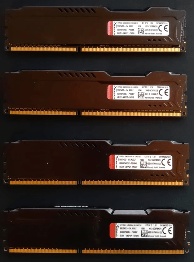 HyperX Fury 16GB(4x4GB) DDR3 1333MHz CL9 RAM