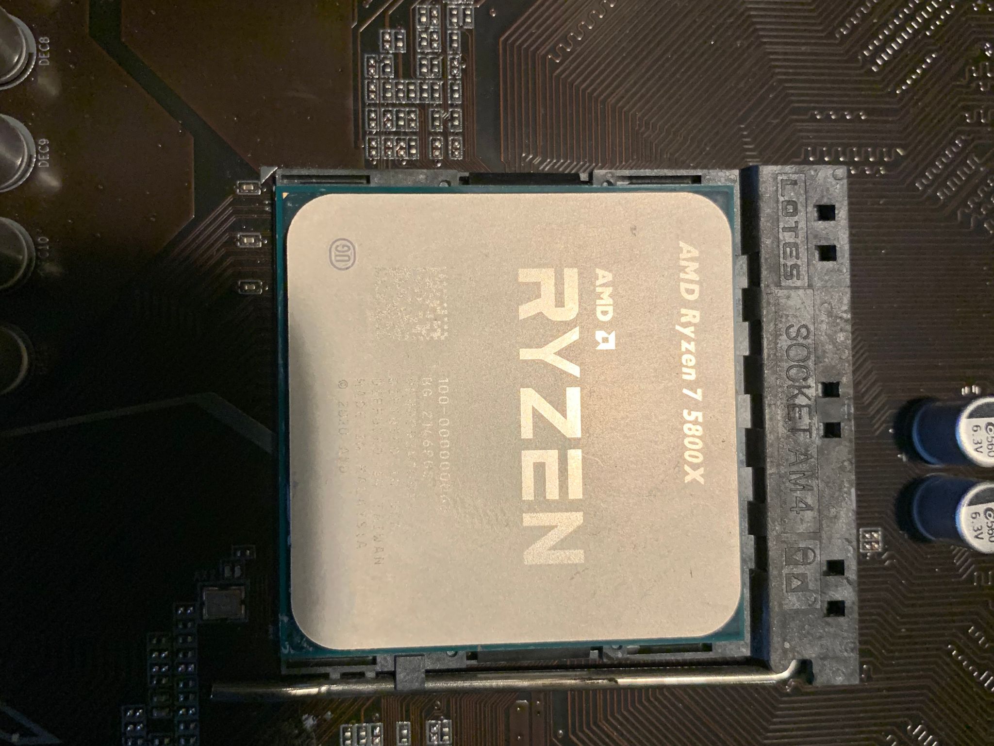 AMD Ryzen 7 5800x 8-core 16-thread CPU + Gigabyte Gaming X X570 ATX Motherboard Combo