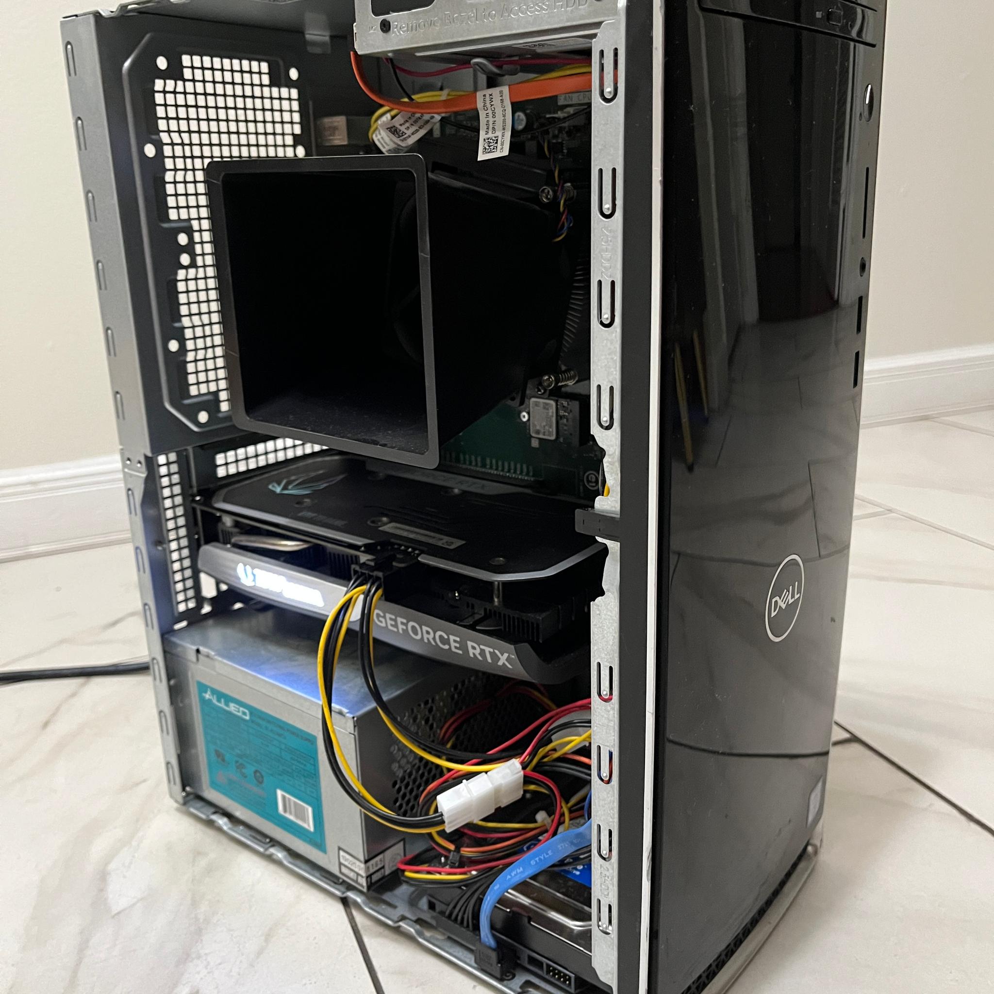 NVIDIA RTX 4060, Intel Core i5-8400, 16GB RAM, 1.1 TB Storage, Dell Gaming PC w/ Wi-Fi & BT