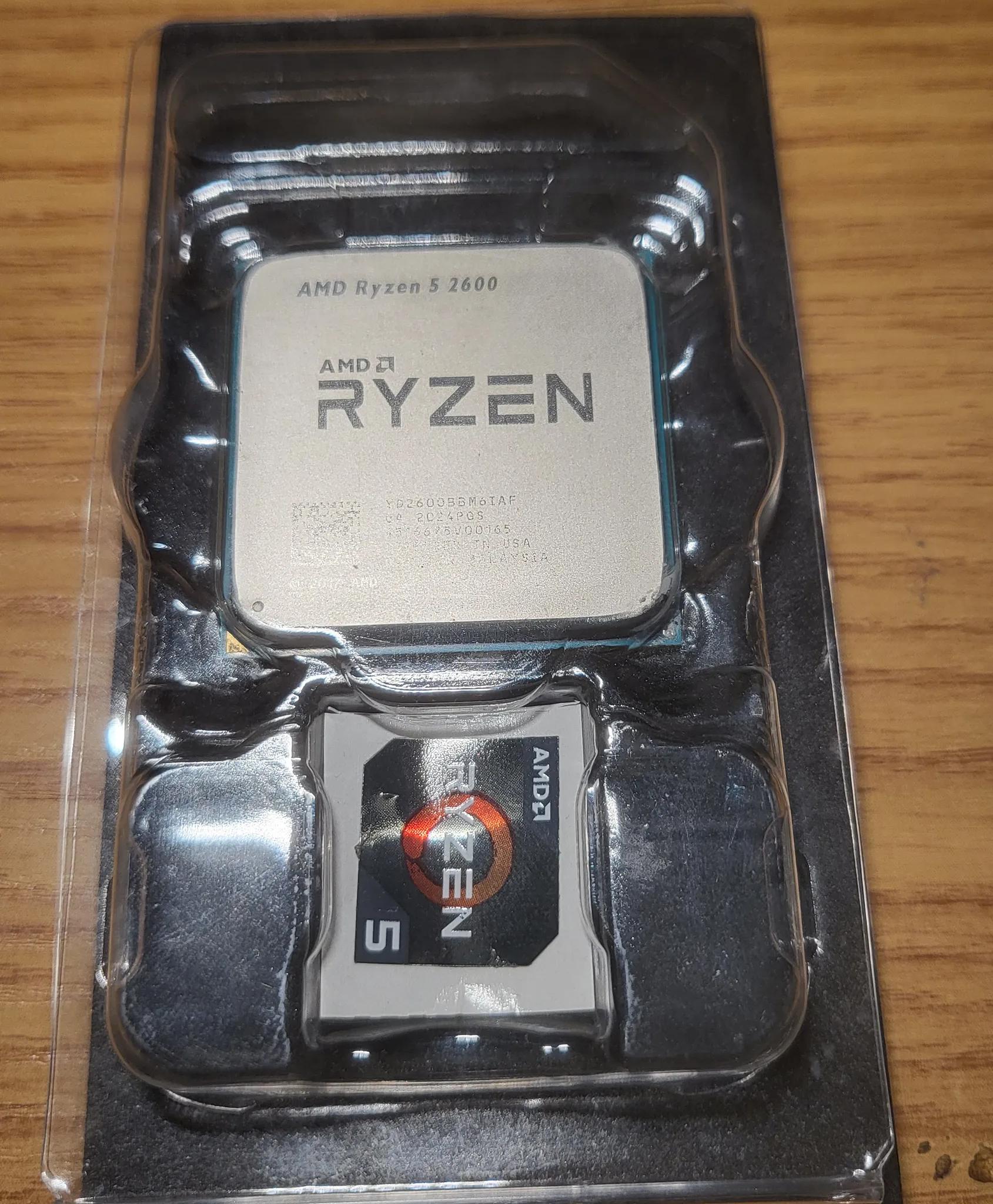 USED Ryzen 5 2600 Hexa-Core CPU/Processor