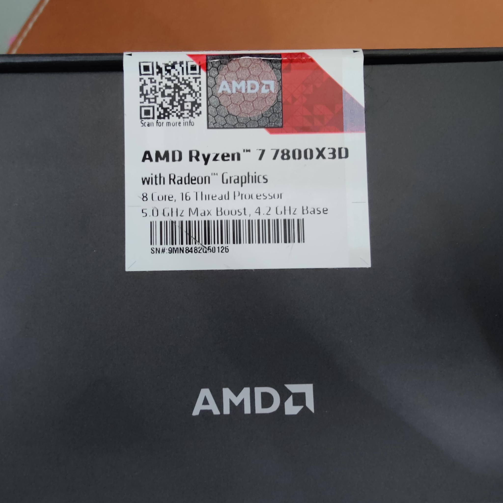 BNIB AMD 7800x3D lot of 2