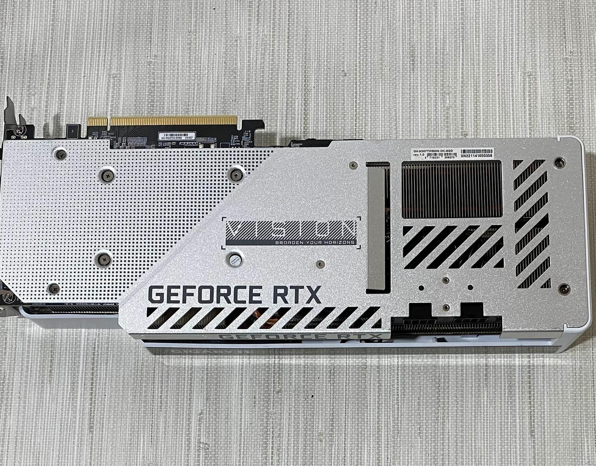 Gigabyte Vision RTX 3070 Ti 8GB GDDR6X GPU