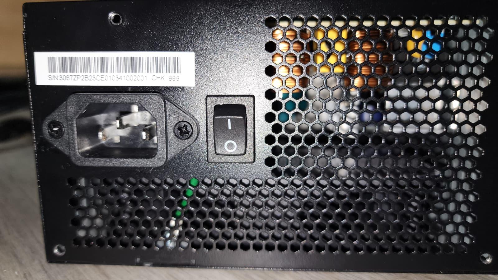 MSI MAG A650BN 650 Watt 80 Plus Bronze ATX Non-Modular Power Supply