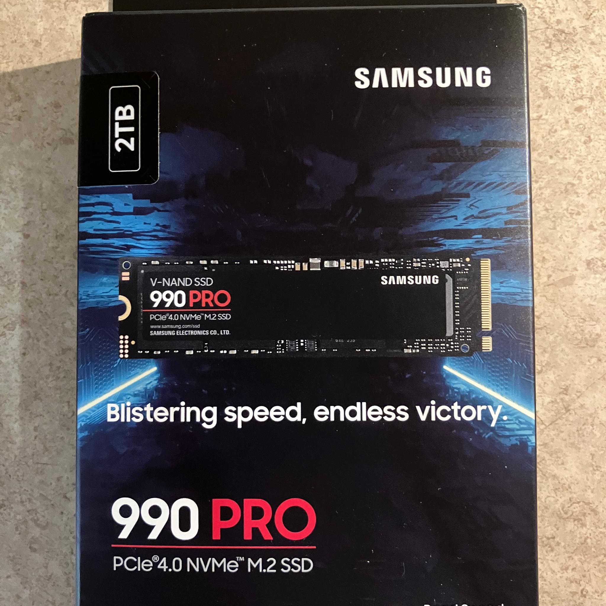 Samsung 990 PRO 2TB NVME SSD