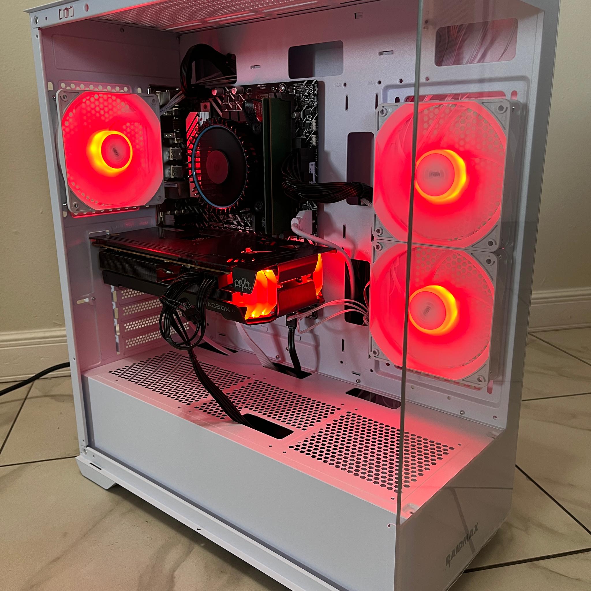 AMD RX 6600 XT, Intel Core i3-12100, 16GB RAM, 512GB SSD, High FPS Gaming PC w/ Wi-Fi & BT