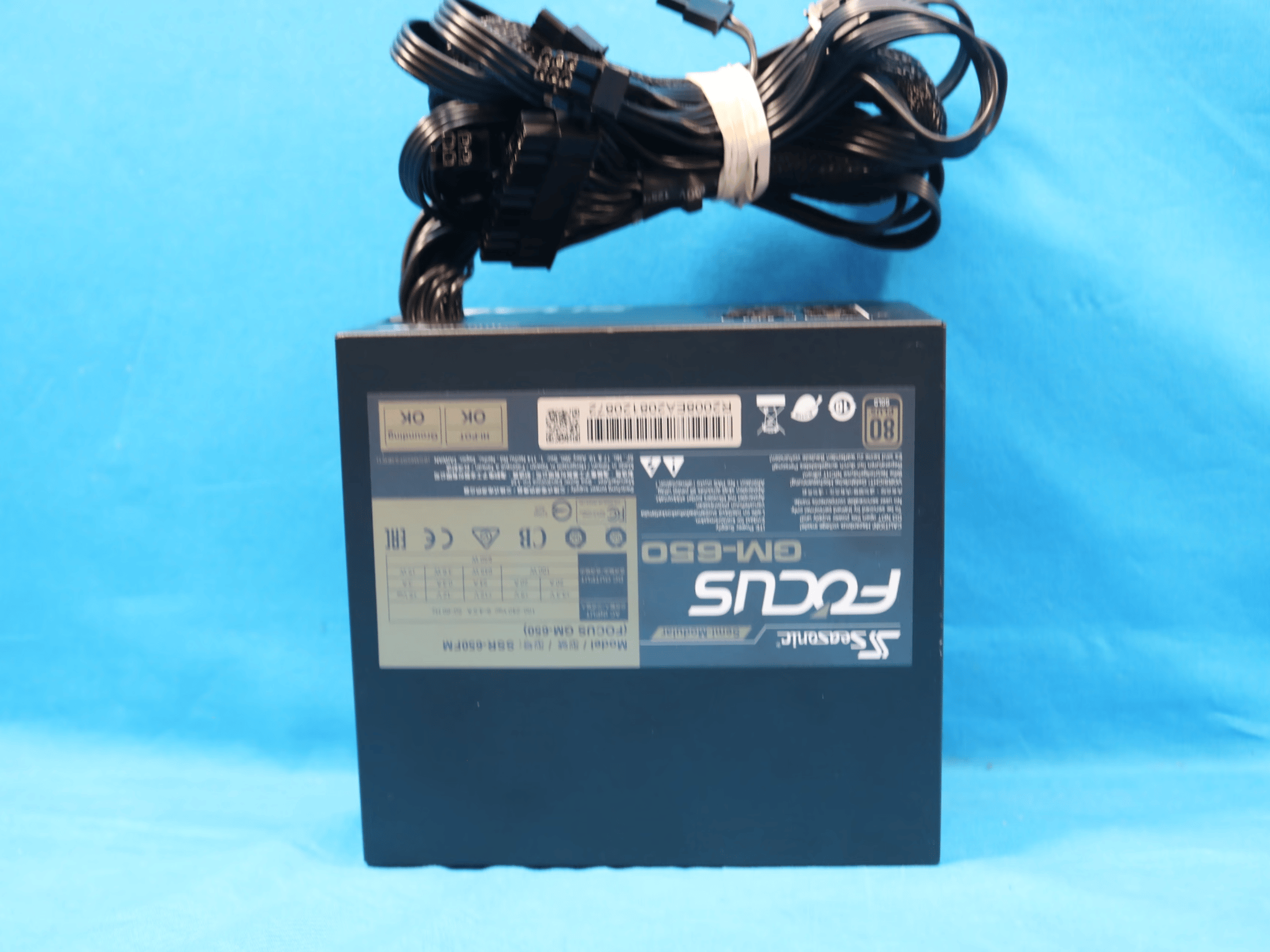 Seasonic FOCUS GM-650 650W 80+ GOLD Semi-Modular ATX Desktop Power Supply SSR-650FM
