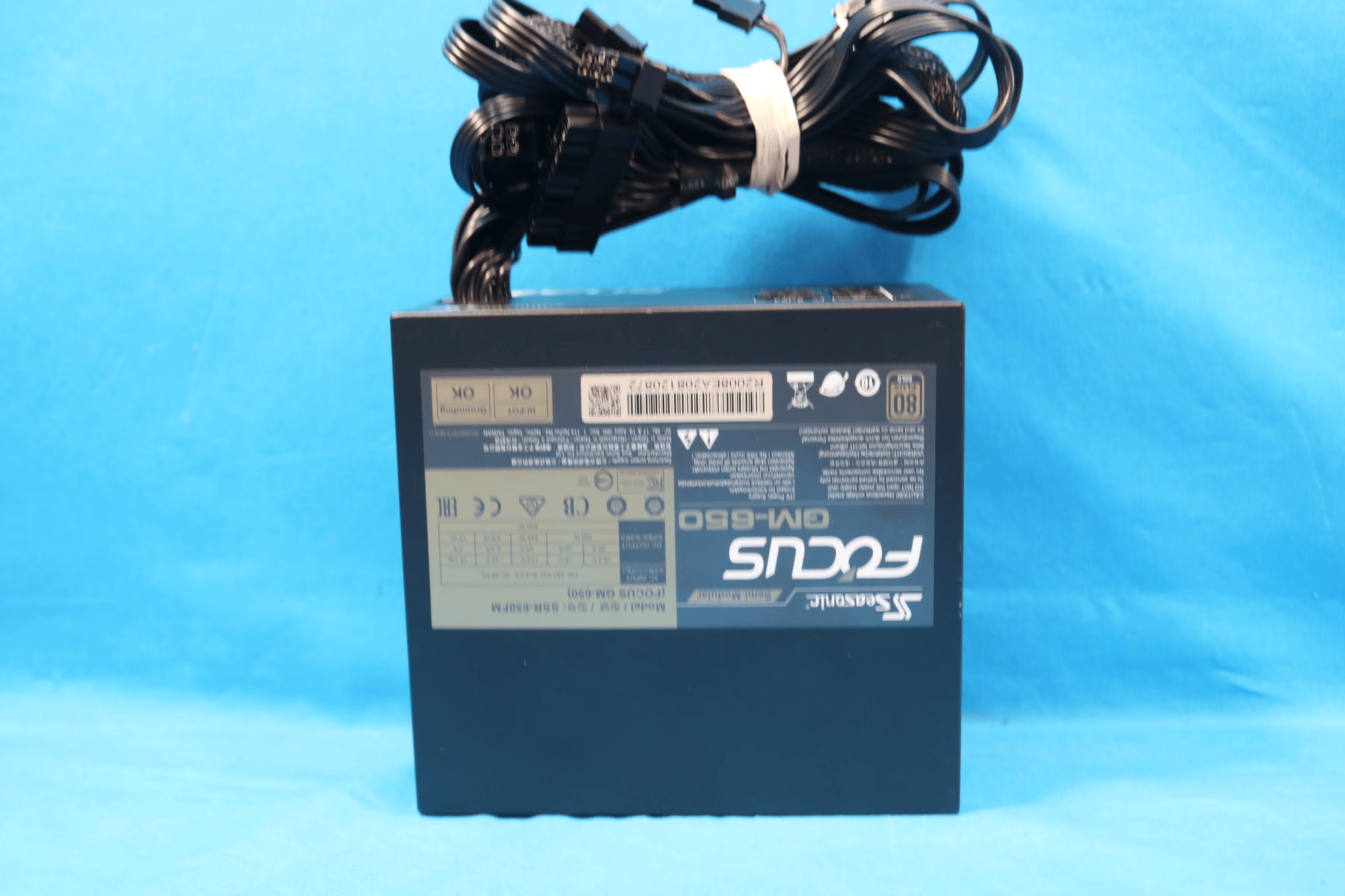 Seasonic FOCUS GM-650 650W 80+ GOLD Semi-Modular ATX Desktop Power Supply SSR-650FM