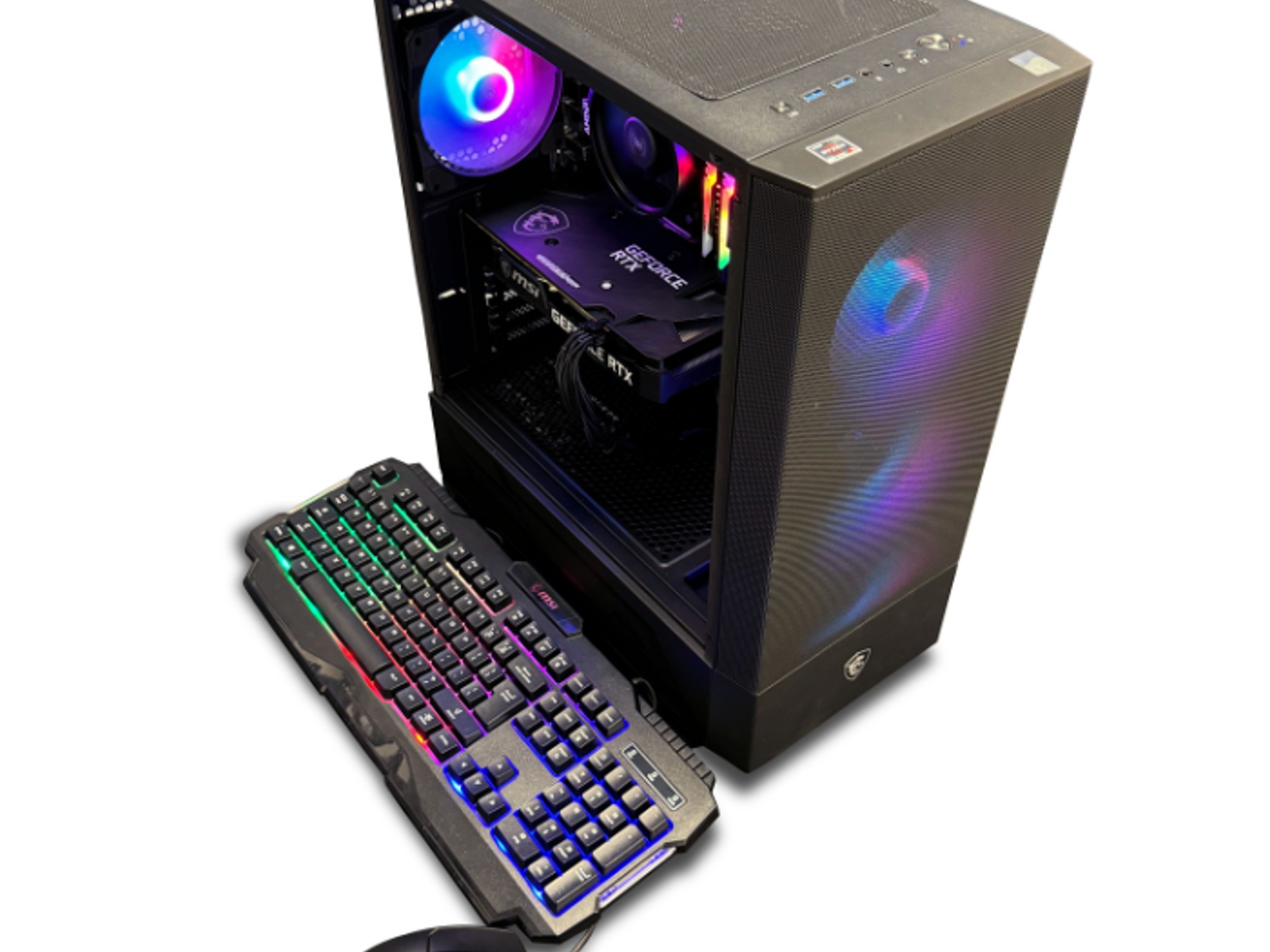 NSX Gaming Pc AMD RYZEN 5 5500, 16GB RAM DDR4, SSD 512GB, PSU 550W 80+ Bronze, NVIDIA RTX 3050 6GB