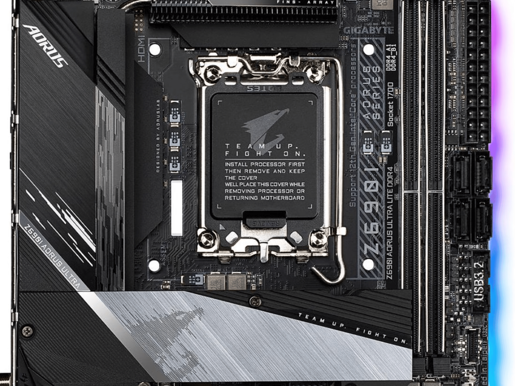GIGABYTE Z690I AORUS ULTRA LITE DDR4 (rev. 1.0) LGA 1700 Intel Z690 Mini ITX Intel Motherboard