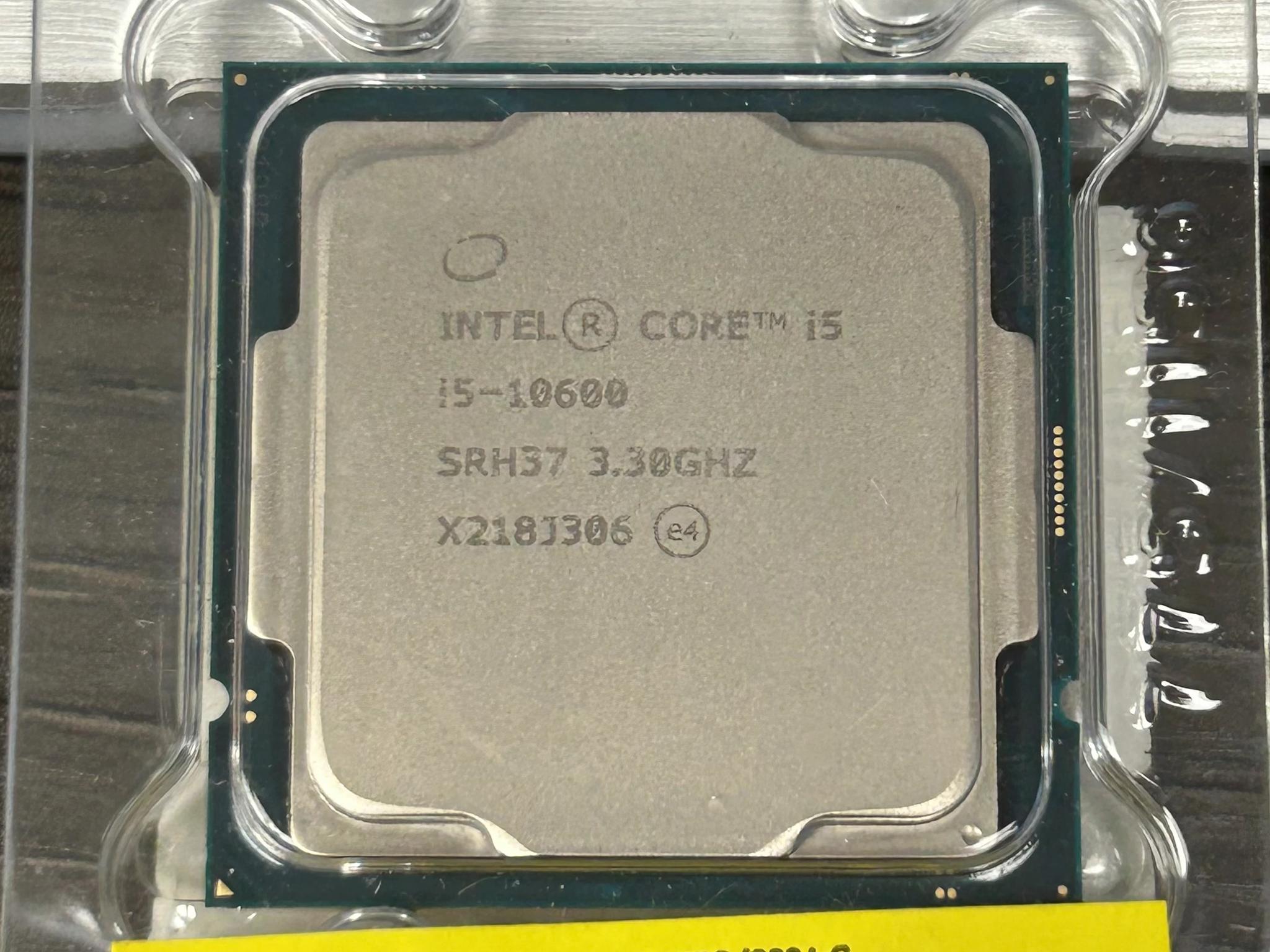 Intel 10th Gen Core i5-10600 3.3GHz (6-Core) SRH37 CPU Processor