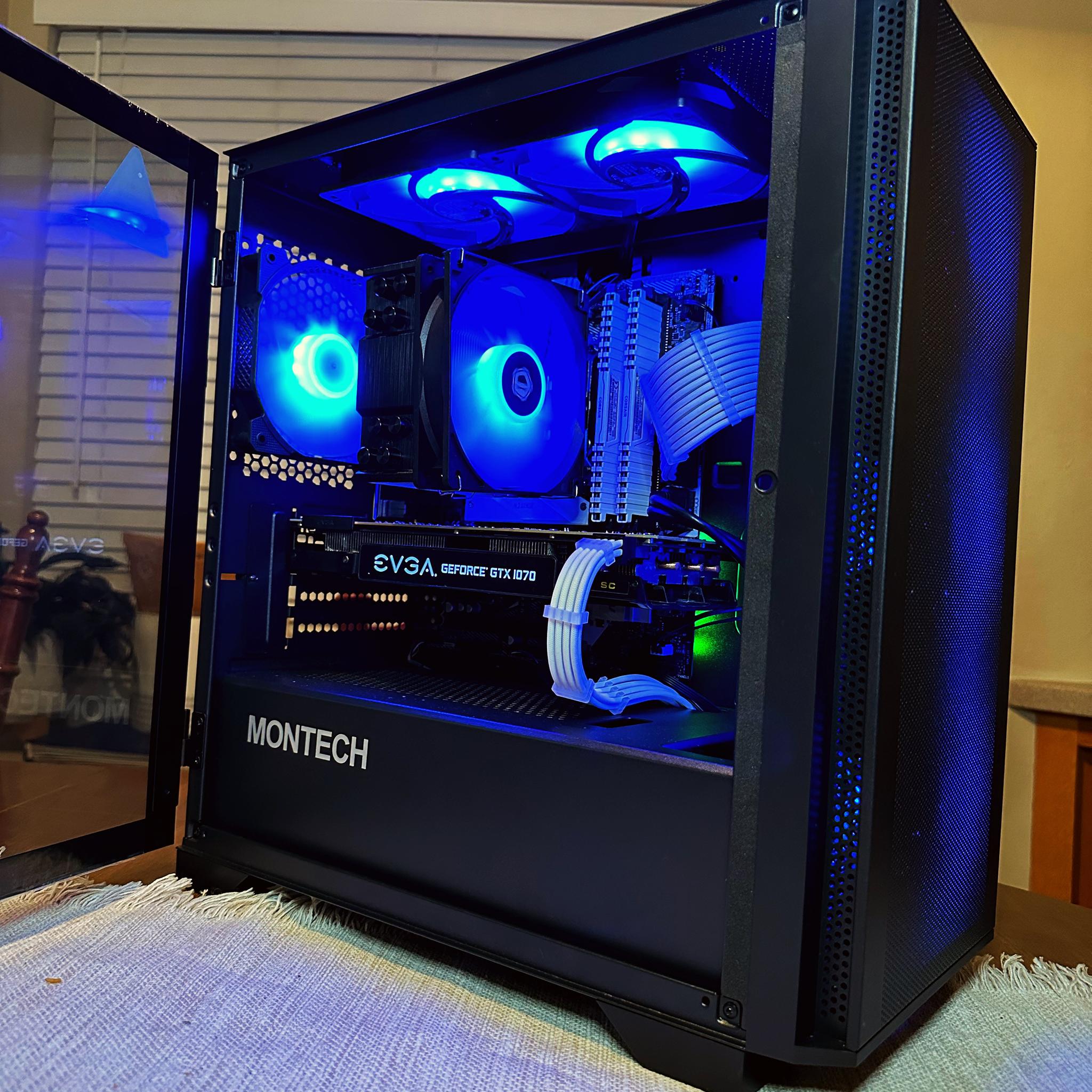 Clean Gaming PC(EVGA GTX 1070, i5-10400f, 16gb DDR4)