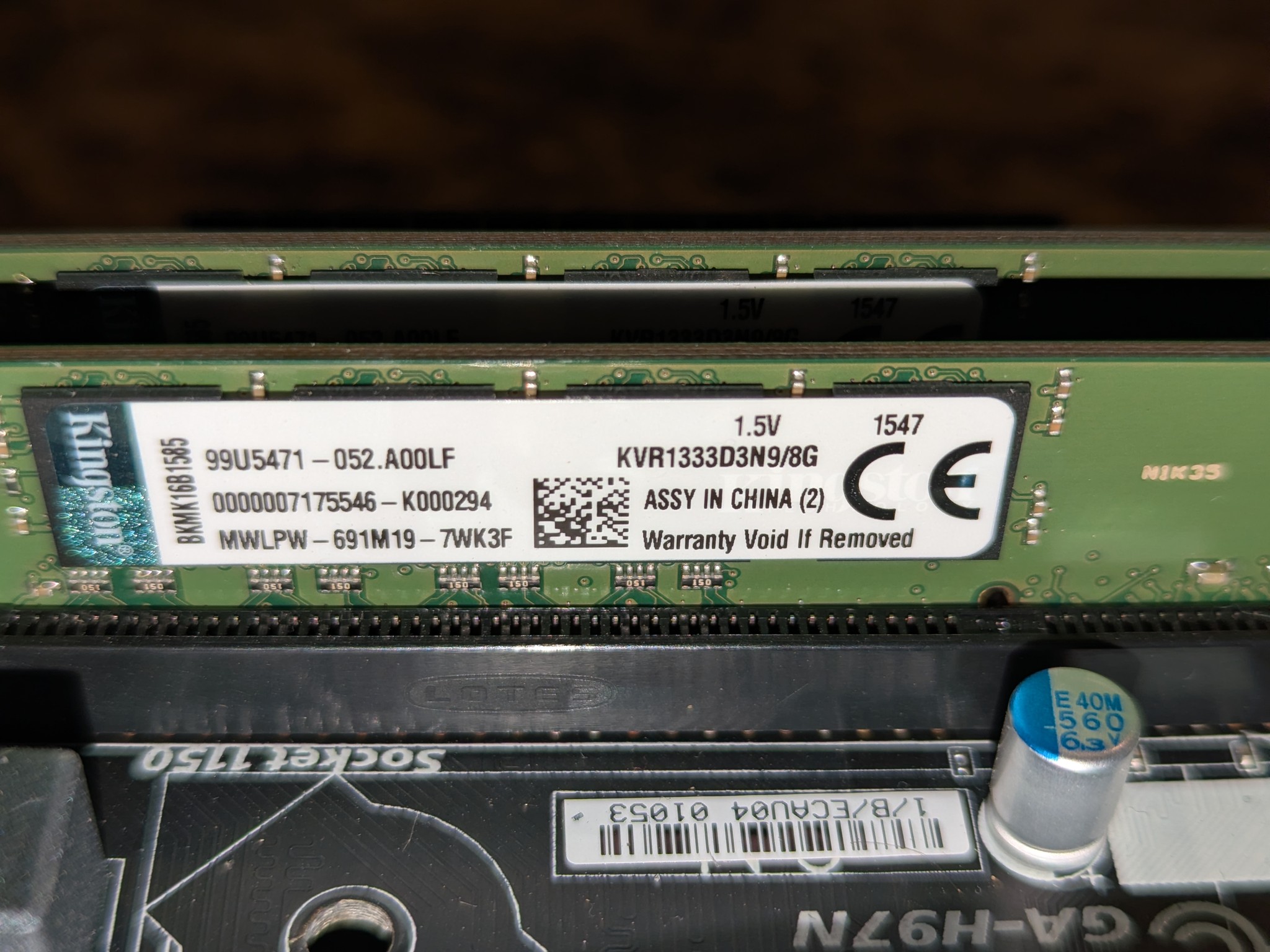 Gigabyte GA-H97N + Intel Core i5-4440 + 16GB DDR3 Combo