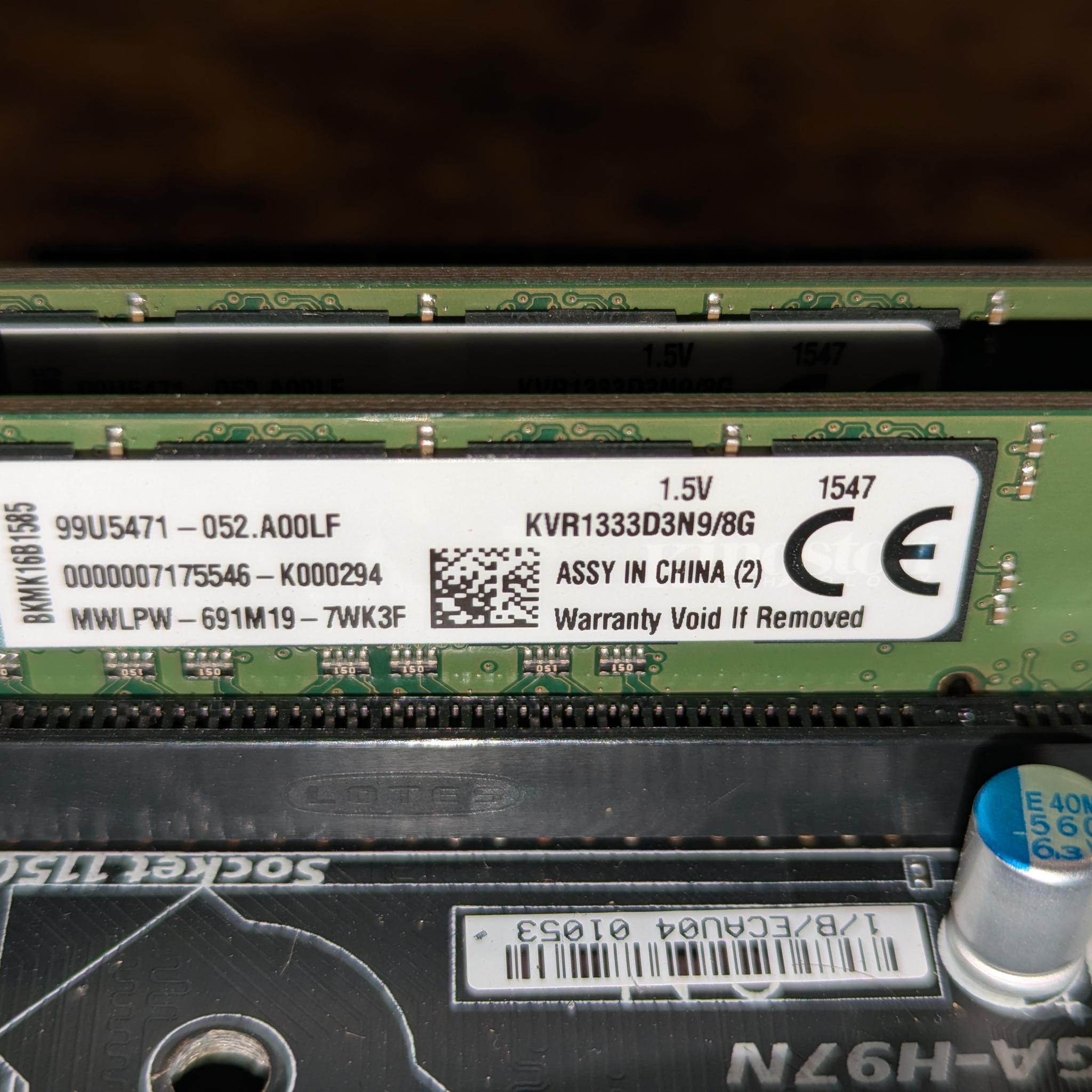 Gigabyte GA-H97N + Intel Core i5-4440 + 16GB DDR3 Combo