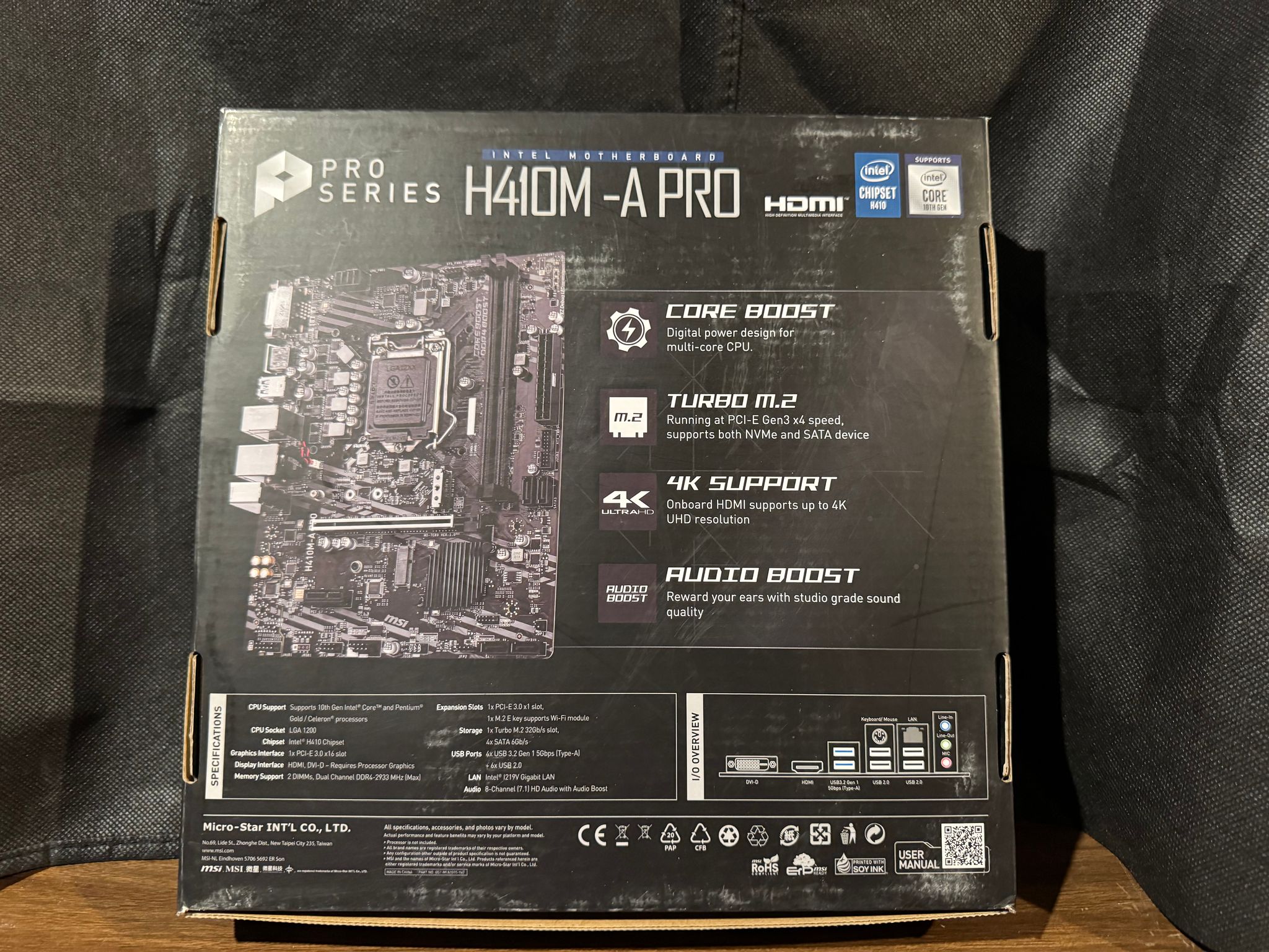 *BRAND NEW* MSI H410M-A PRO/H410M BOMBER Motherboard H410 LGA1200 DDR4 M-ATX