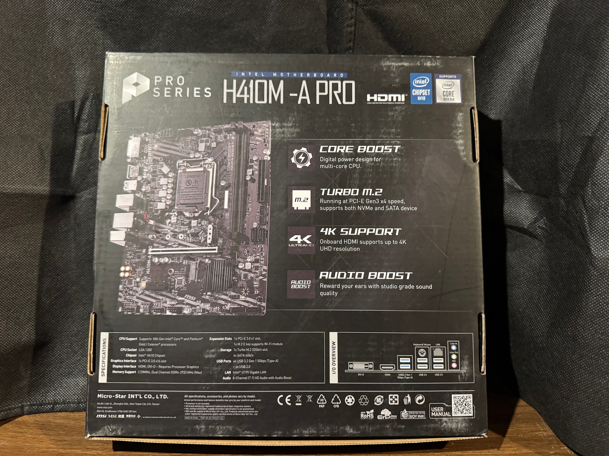*BRAND NEW* MSI H410M-A PRO/H410M BOMBER Motherboard H410 LGA1200 DDR4 M-ATX