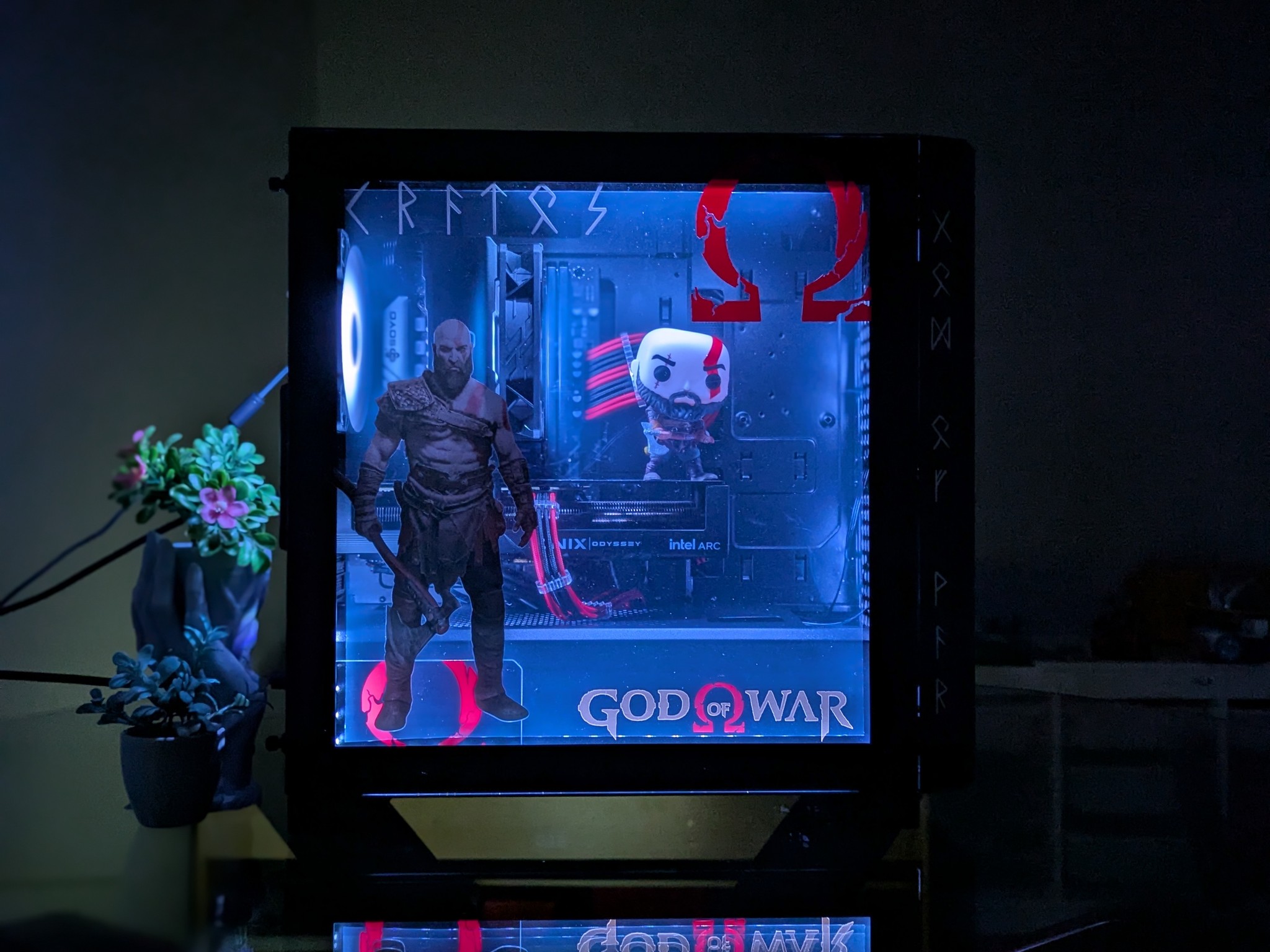 The God of War: Kratos | 1440p Gamer | Intel I5-14400F + Intel ARC B580 | 1TB SSD | 1...