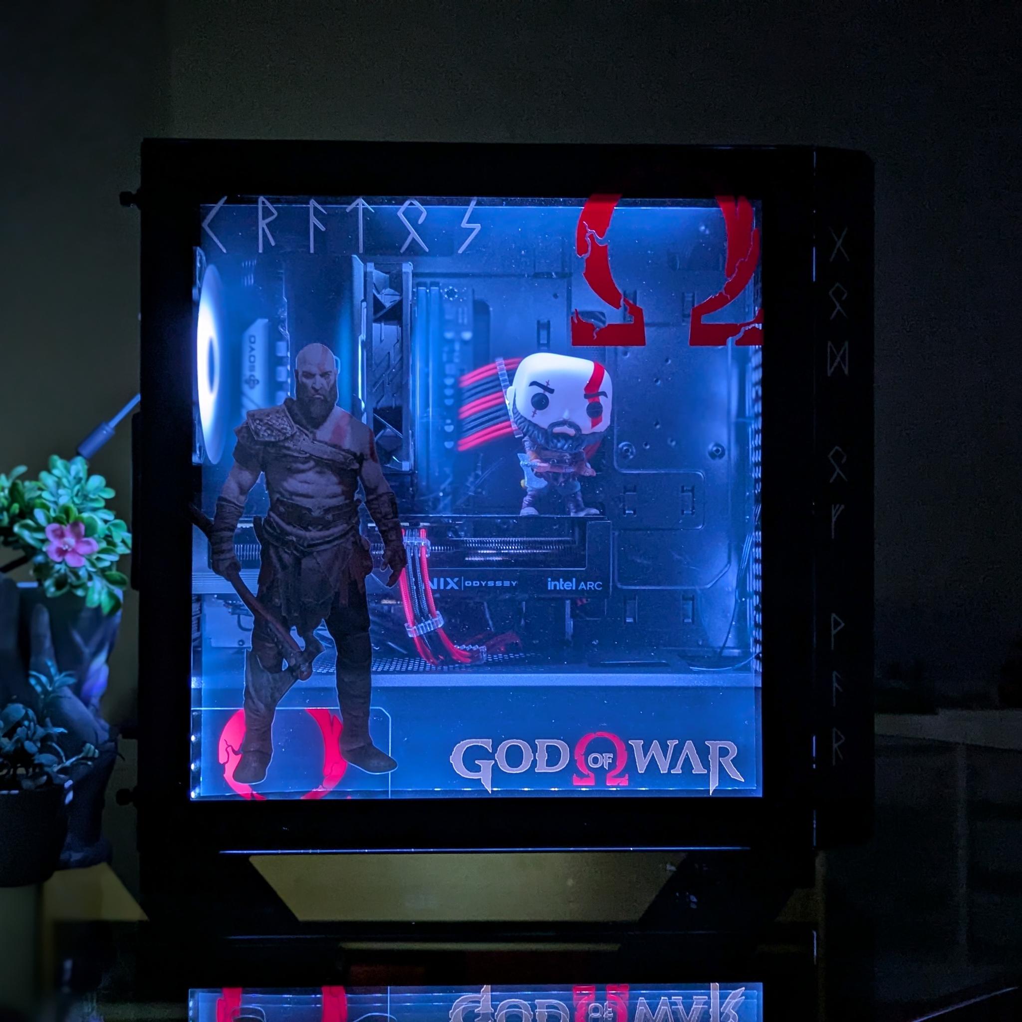 The God of War: Kratos | 1440p Gamer | Intel I5-14400F + Intel ARC B580 | 1TB SSD | 1...