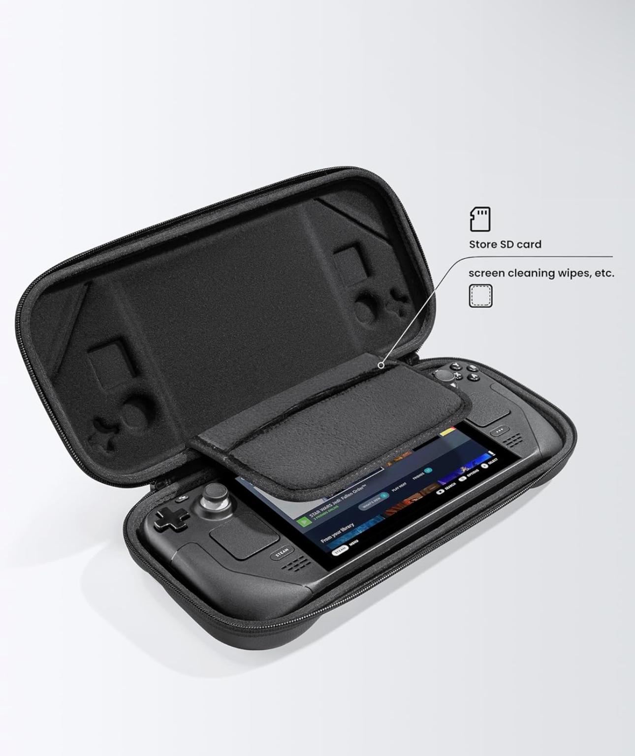 tomtoc Carrying Case Compatible with Steam Deck/Steam Deck OLED, Protective case