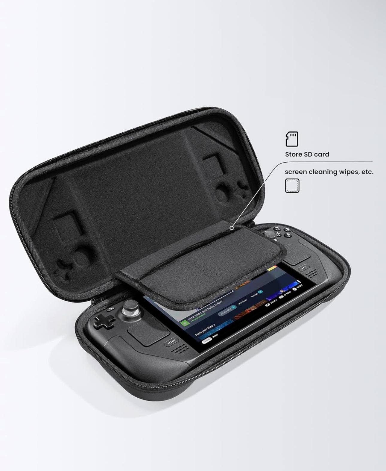 tomtoc Carrying Case Compatible with Steam Deck/Steam Deck OLED, Protective case