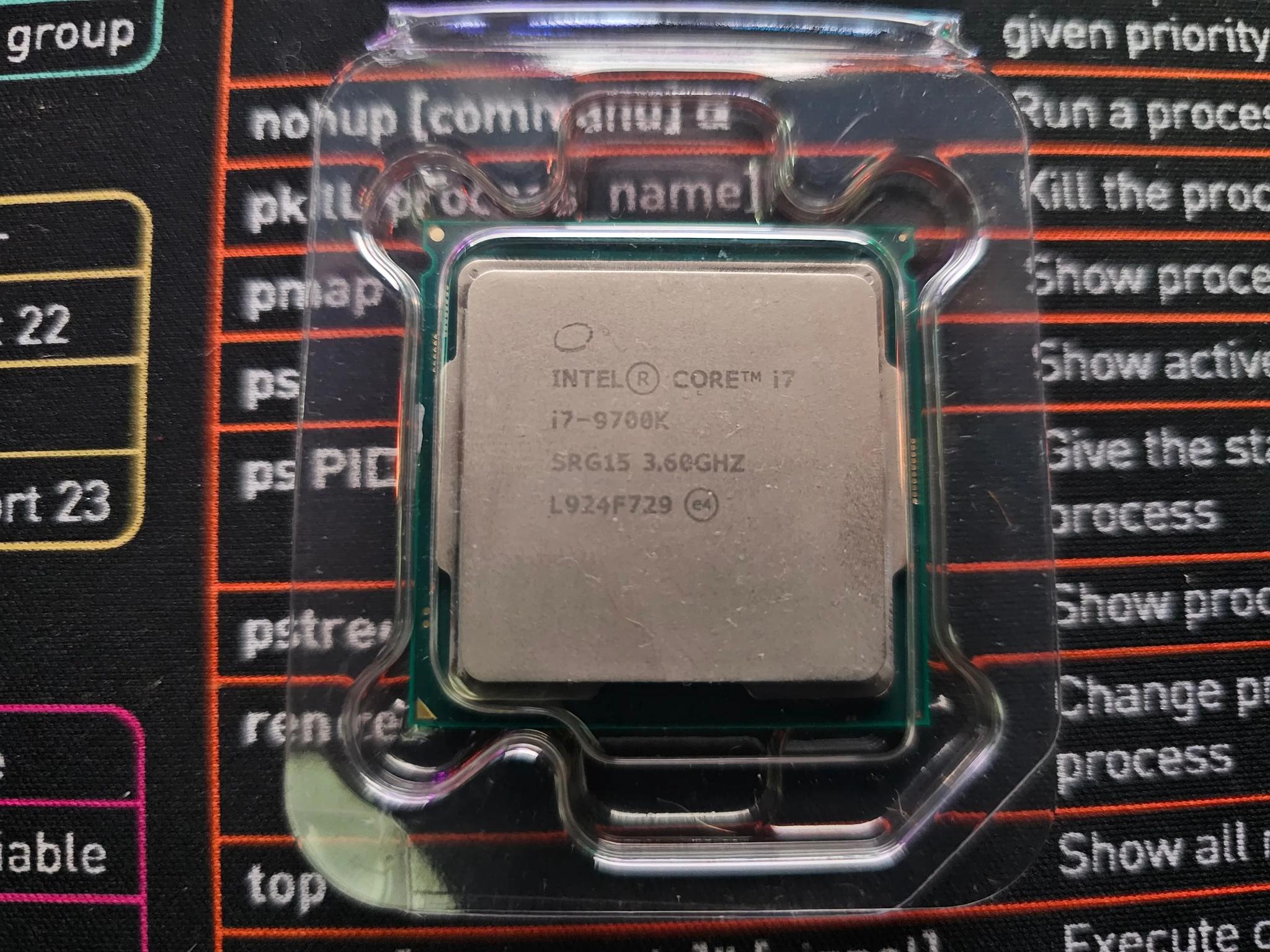 Intel Core i7-9700K Processor - 3.6GHz 8-Core LGA1151