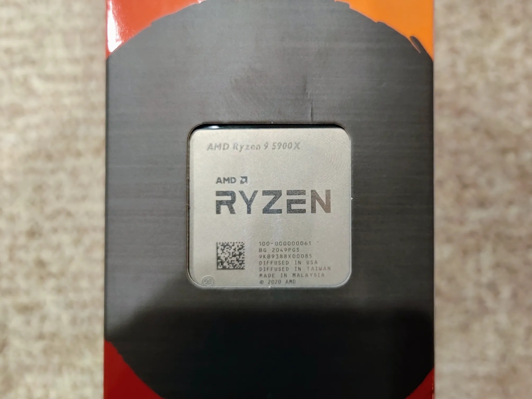 AMD Ryzen 5900X Zen 3) 12 Core 3.7GHz Socket AM4 CPU